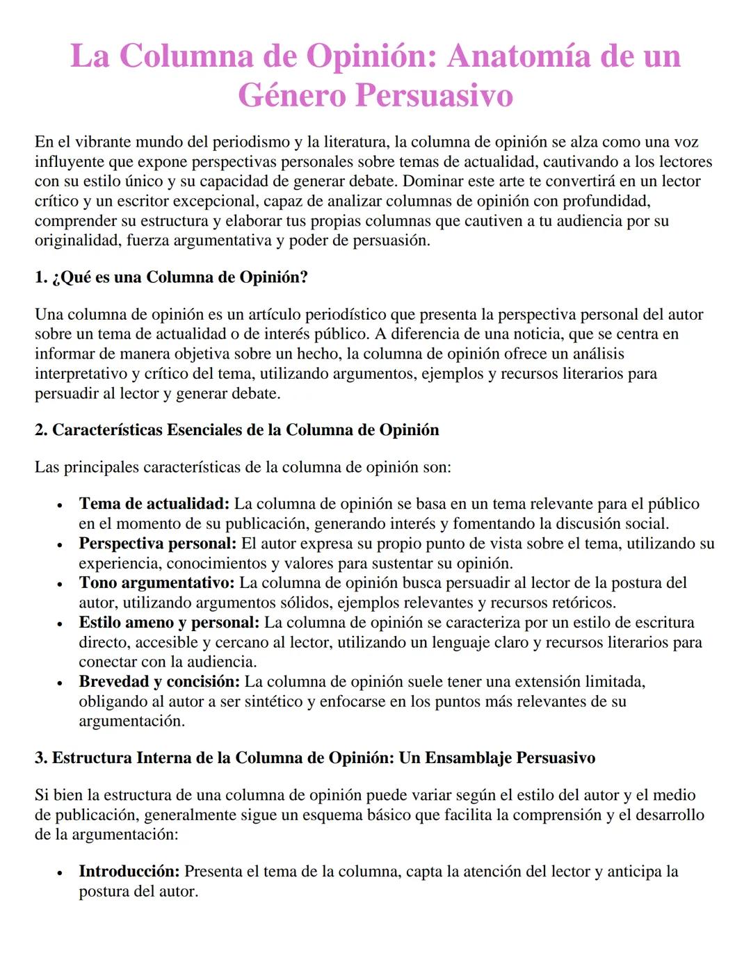 Explorando Ideas: Mi Columna de Opinión