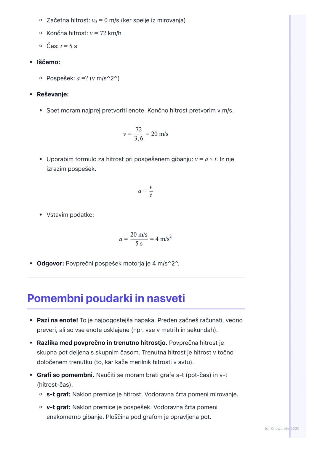 # Gibanje
## Kaj je gibanje?
Gibanje je ena najbolj osnovnih stvari v naravi. Vse okoli nas se giblje, od
planetov do najmanjših delcev. G