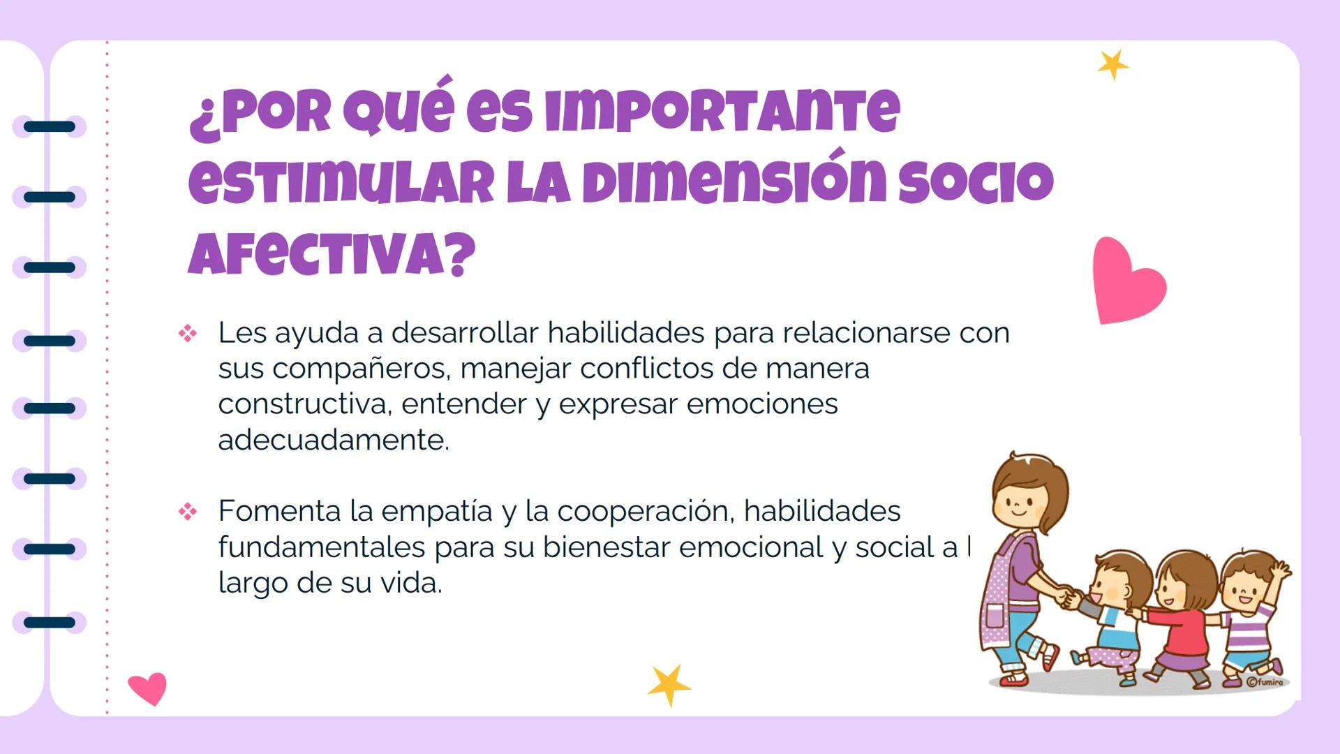 -
-
-
# DIMENSIÓN
--
# SOCIO-AFECTIVA
Presentado por: Carlos Moreno, Ivana
Pérez y Kattherine Polo
-
-
-
-
-
-
-
-
¿OBJETIVO?
Prom
