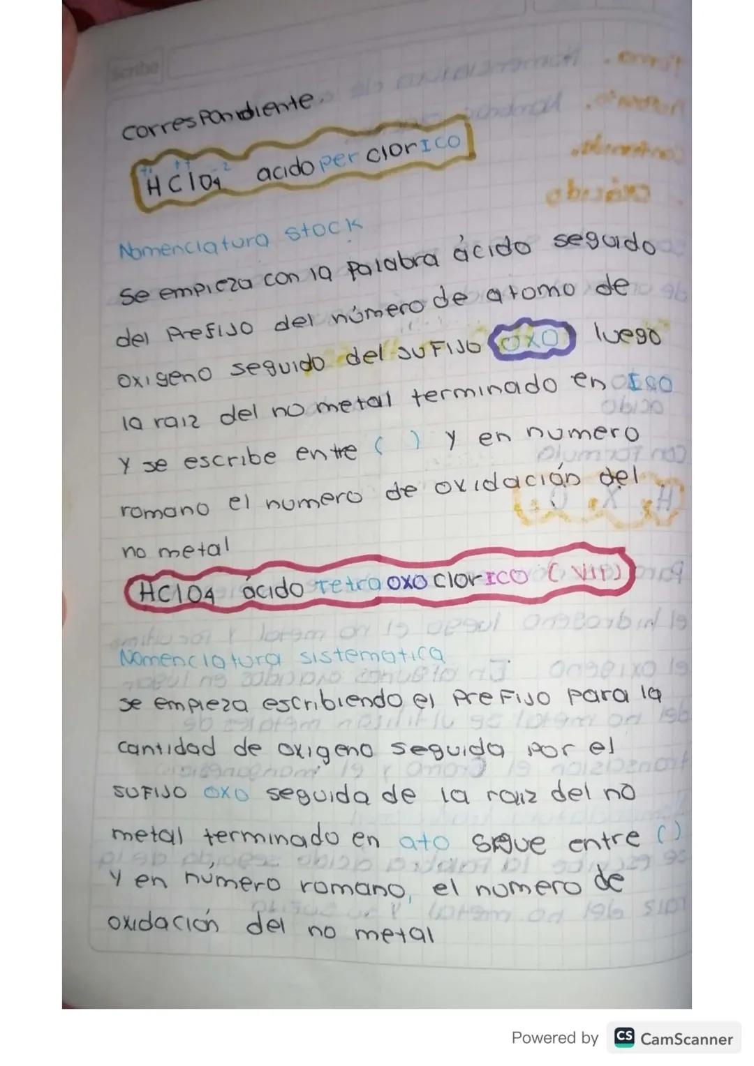 3 08 23 Scribe
Tema. Nomenclatura de oxácidos
Proposite, Nombrar axácidos
Contenide.
- Oxácido
son acidos que se forman por la combinaci