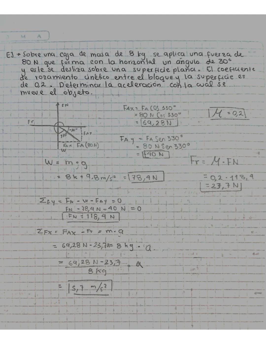 SEGUNDA LEY→
F=
Constante = masa inercial
K = Fneta
9 T
signo fuerza = signo aceleración
m = Fneta
Freta
a
α =
Fneta
m
G+ = F +
Fneta = m.a