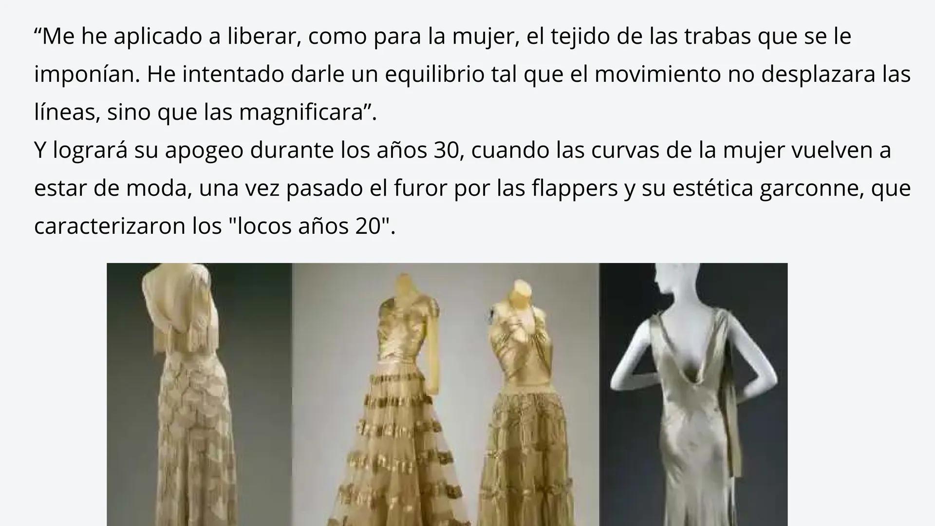 # MADELEINE VIONNET
Madeleine Vionnet, nacio el 22 de junio de 1876 -fue una
diseñadora de alta costura francesa, y como tal, una de las
fi