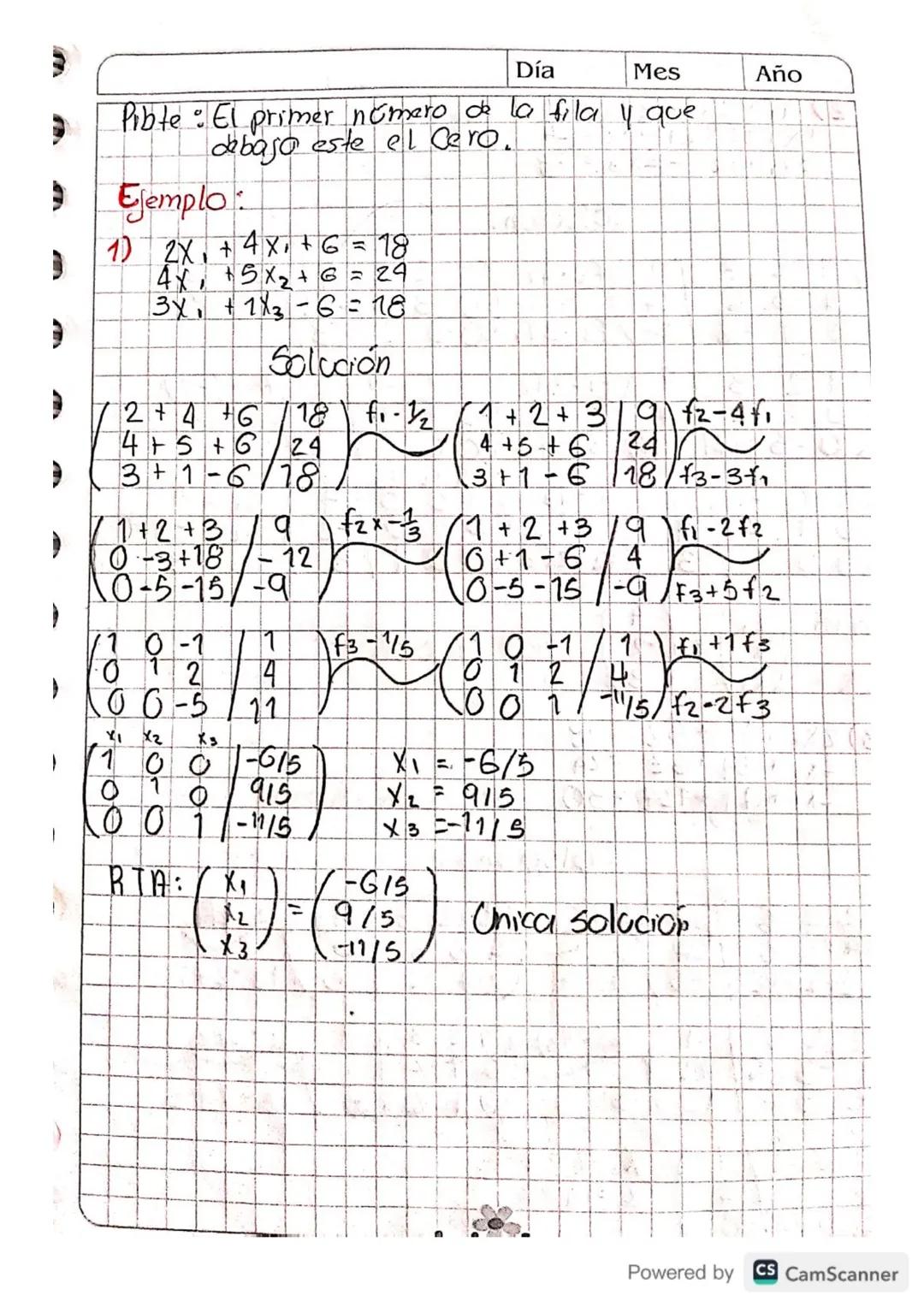 Día
Mes
Año
Sistema de ecuaciones lineales mxn.
No homogeneo.
( sistema de ecuaciones liheaks no homogeneo que
Contiene en ecuaciones con A