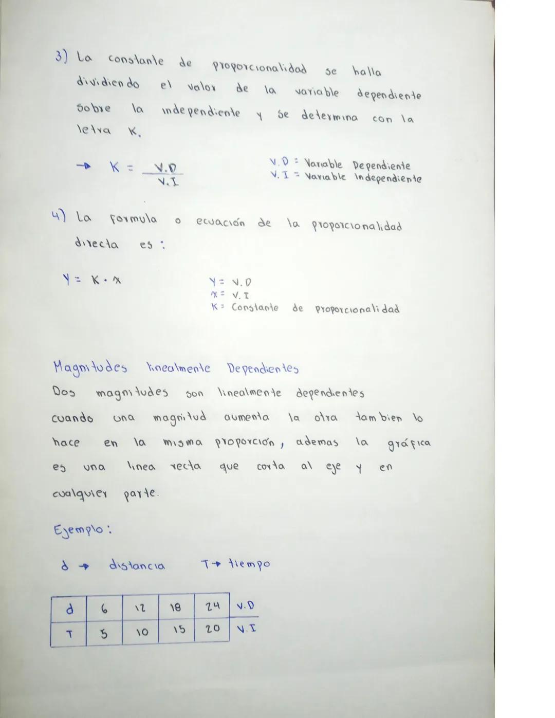 Proporcionalidad Directa
Dos o mas Proporciones
Son directos
cuando
სი
magnitud
aumenta
la otra
tambien,
Ejemplo:
d: distancia
> Directas
T: