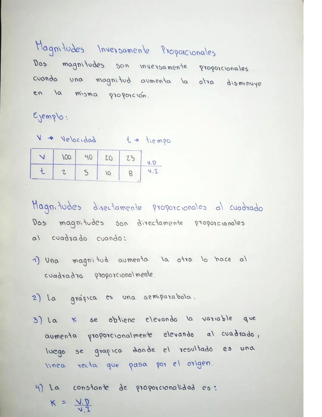 Proporcionalidad Directa
Dos o mas Proporciones
Son directos
cuando
სი
magnitud
aumenta
la otra
tambien,
Ejemplo:
d: distancia
> Directas
T: