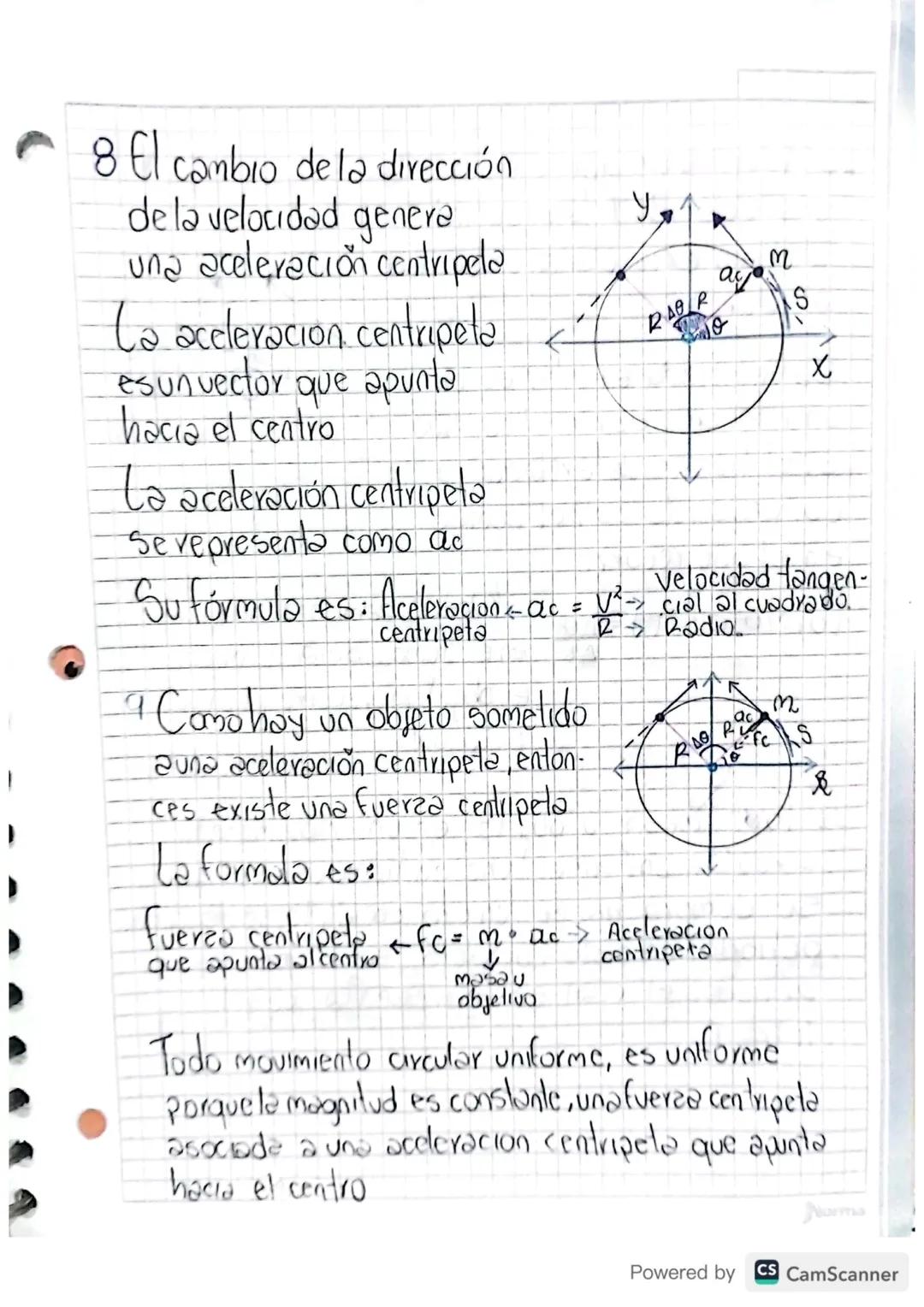 Movimiento Circular
Uniforme
Recordemos que una circuferencia es una
línea curva sucesiva de puntos que
equidistan de un mismo punto llamado