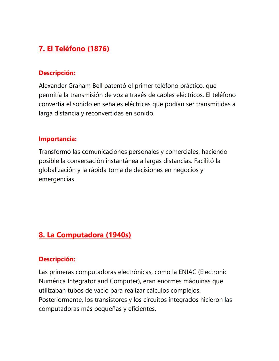 Evolución de los Artefactos Tecnológicos: Un
Viaje desde el Pasado hasta el Presente.
La evolución tecnológica es una historia fascinante qu