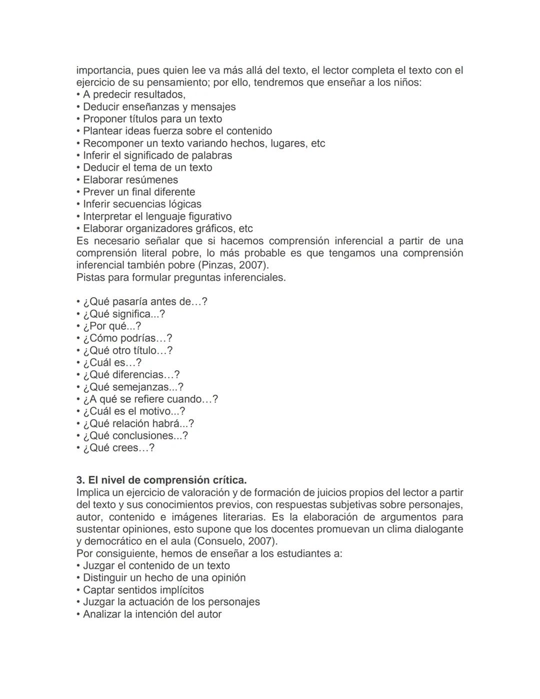 LOS NIVELES DE COMPRENSION LECTORA
POR: PABLO ATOC CALVA
En los últimos años, las diversas investigaciones efectuadas a nivel internacional