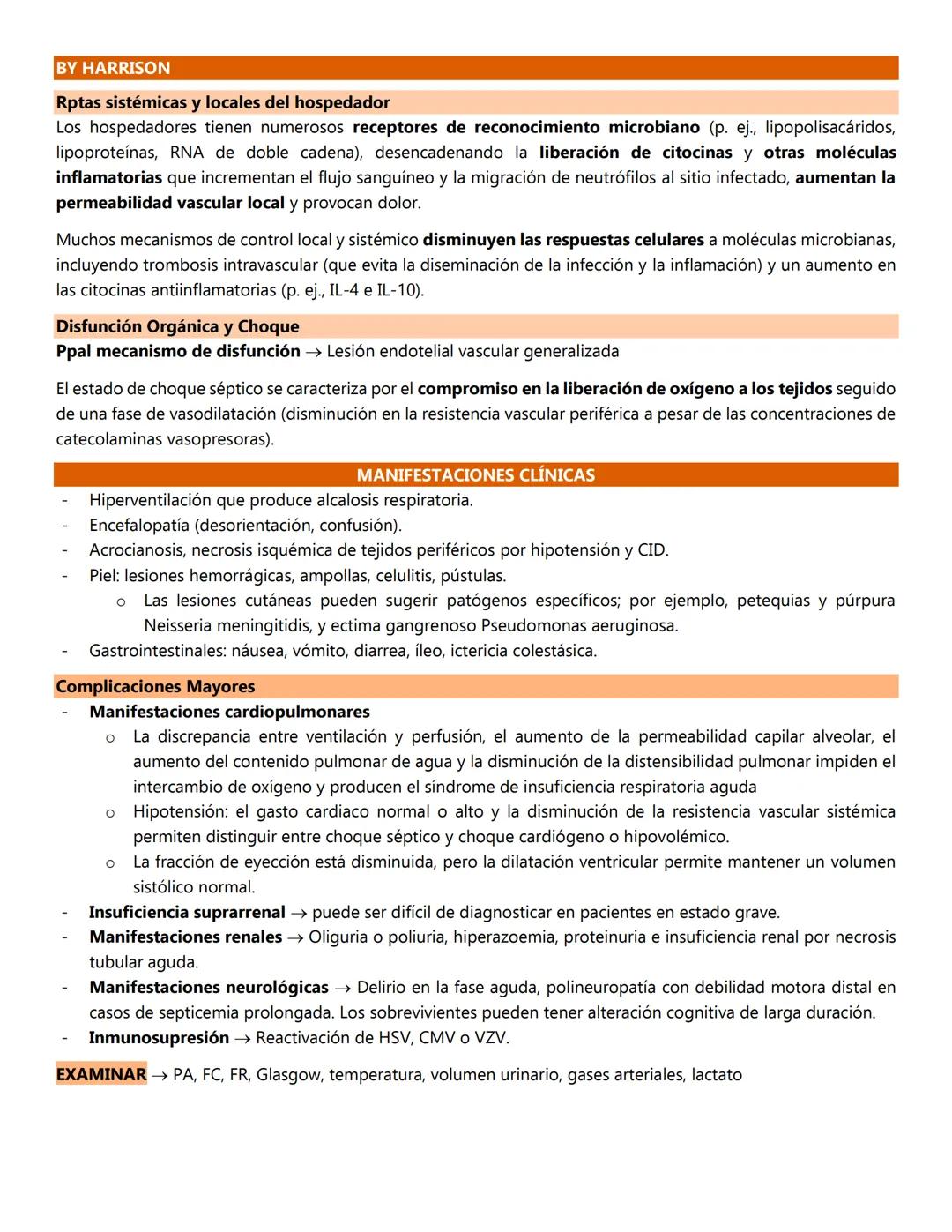 # Sepsis y Shock Septico
Disfunción orgánica amenazante → Rpta inadecuada del organismo a la infección → Requiere:
- Dx oportuno
- Antibiót