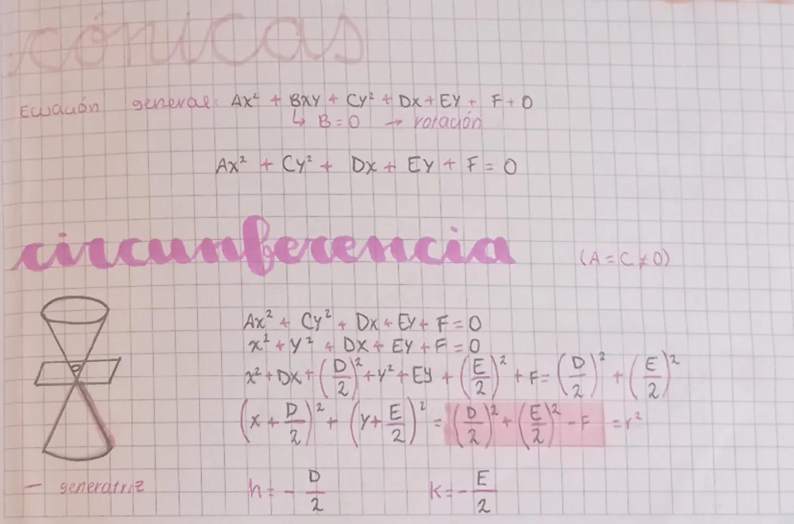 # Ecuación un círculo tiene inscrito un triángulo cuyos vértices son
A(0, 0) B(3, 1) C(5, 7). Halla la ecuación general de la circunferenc