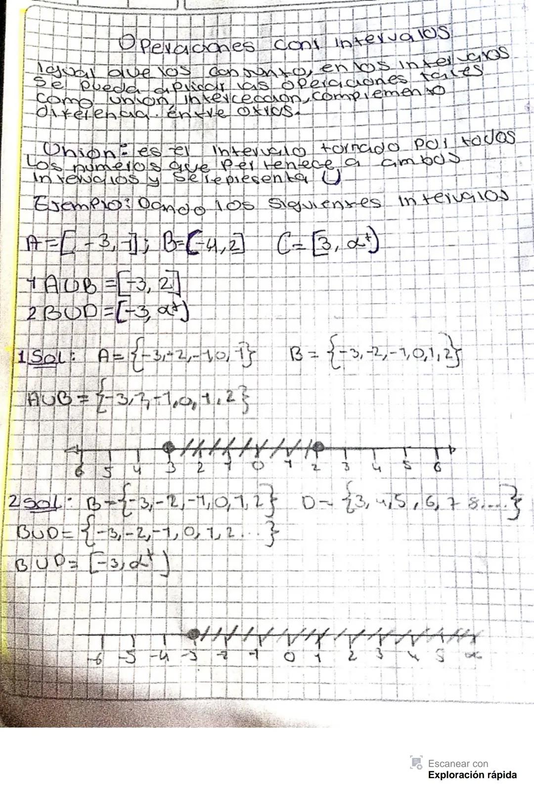 operacion con intervalos