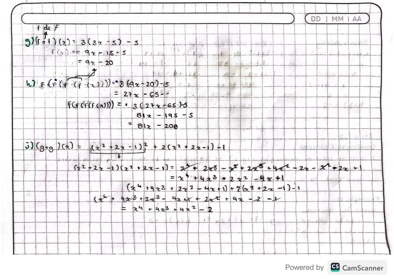 27/11/23
# COMPOSITE FUNCTION
A composite function denoted as f(g(x) or fog(x) can be thought of as a series
of operations or machines
We re