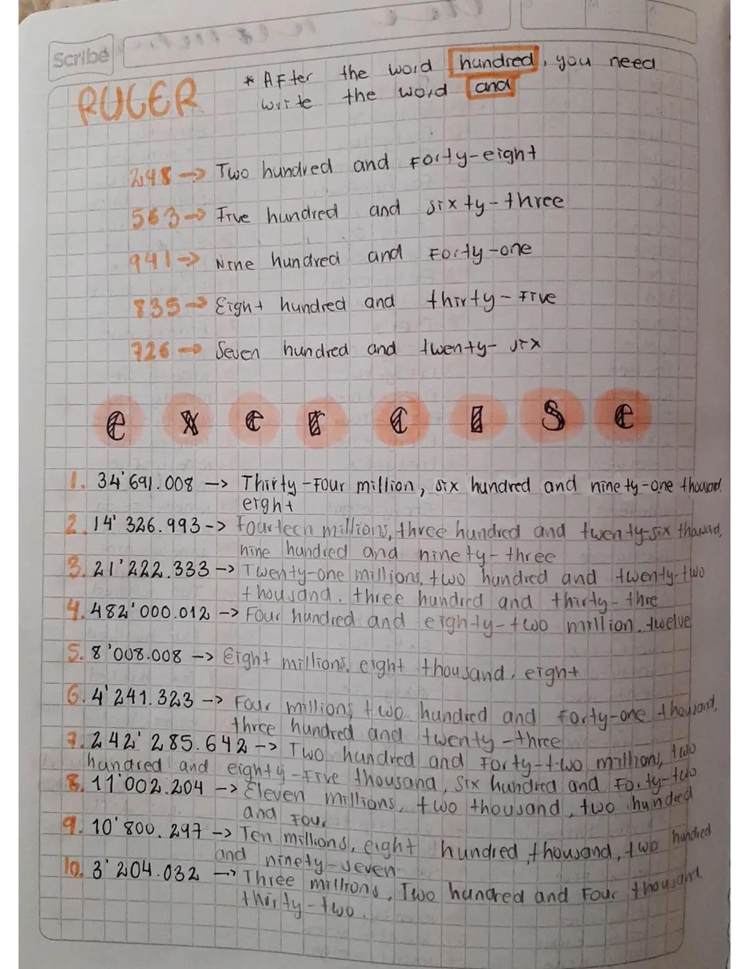 1. One
2. Two
M
3. Three
4. Four
5. Five
6.δίχ
a. Seven
Eight
9. Nine
10 Ten
Eleven
12. Twelve
15. Thirteen
Fourteen
Fifteen
A
the
Forty
For
