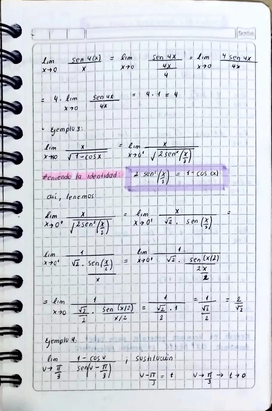 Scribe
Evacun disfuntica.
(mites) limites de una función en una canable real
Es un número al cual se acercan
los
valores funcionales,
->
4 =