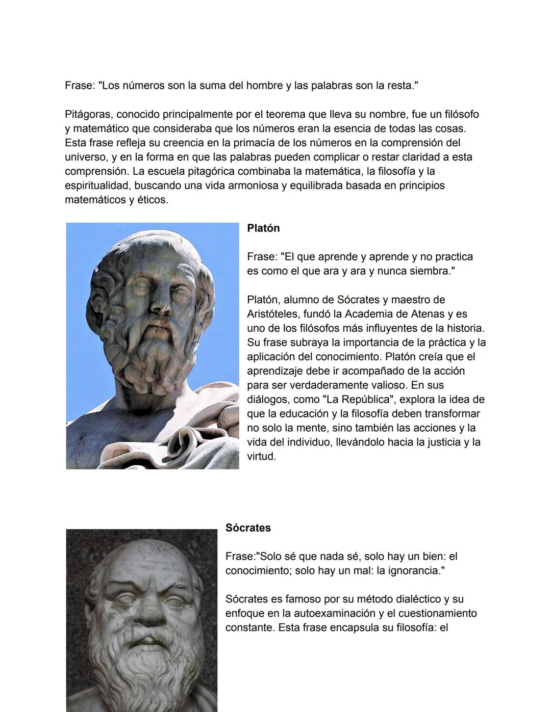 Aristóteles
Frase: "El amor y el odio hacen que el juez no
conozca la verdad."
Aristóteles, uno de los filósofos más importantes de la
antig