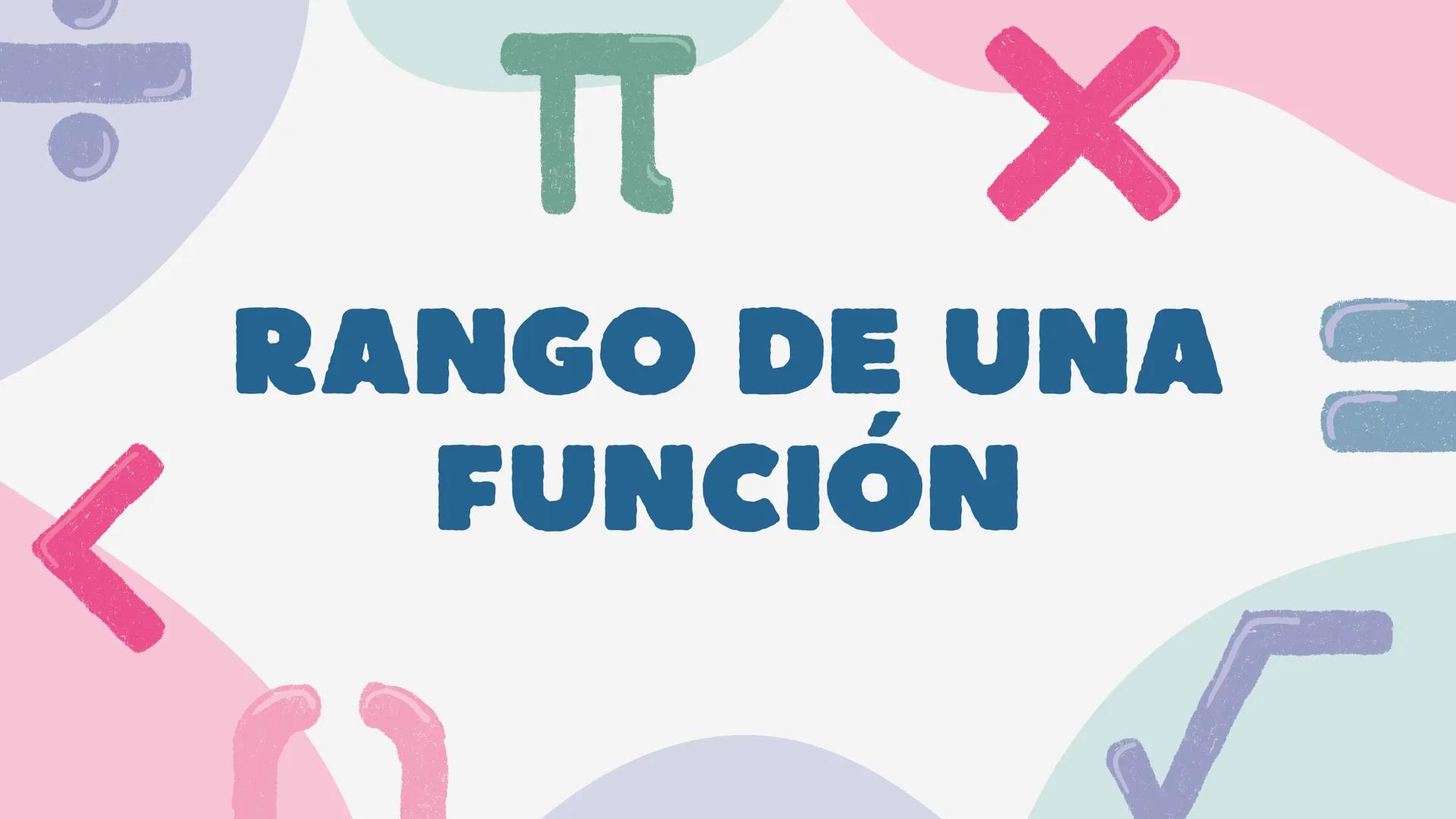 TT
X
RANGO DE UNA
FUNCIÓN ÍNDICE
C
01 Introducción
02 Definición: Rango de
03
una función
Ejemplo
04 Pregunta saber
05 Solución pregunta 01