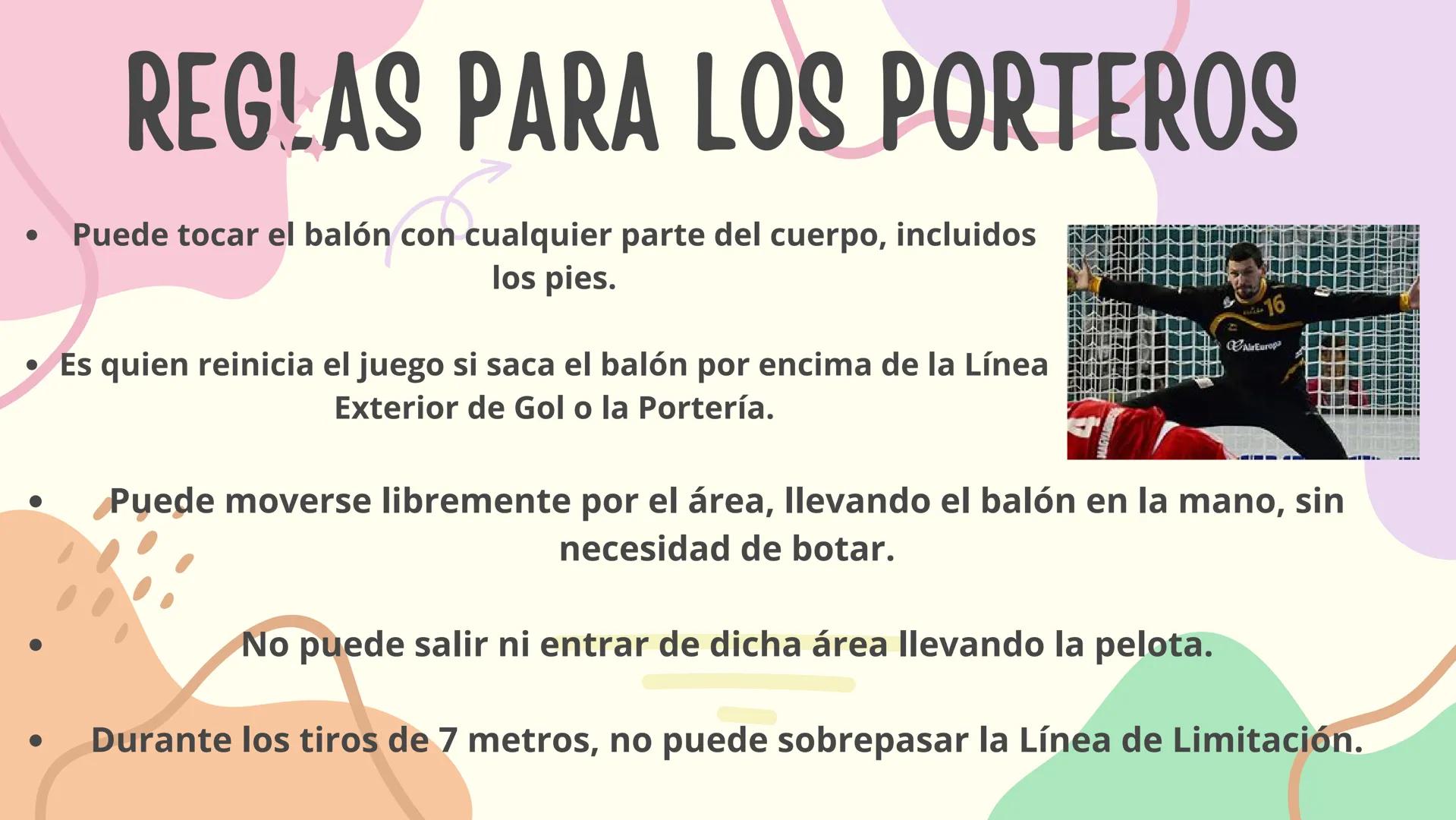 BALONMANO
ime. ¿Que es el balonmano?
El balonmano, es un deporte donde se
enfrentan dos equipos de 7 jugadores cada
uno y se transporta la p