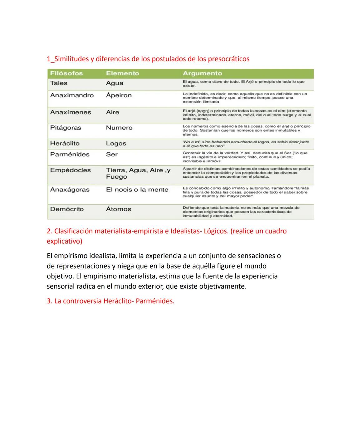 ACTIVIDAD 2
Realización de una disertación filosófica.
Tema: Los presocráticos y el arjé o principio fundamental.
INTRODUCCION.
La expresión