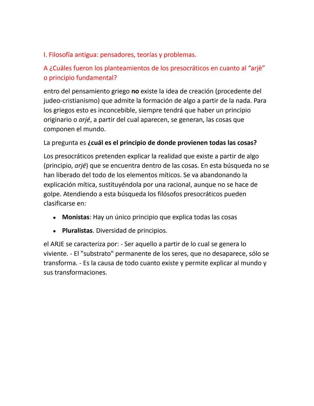 ACTIVIDAD 2
Realización de una disertación filosófica.
Tema: Los presocráticos y el arjé o principio fundamental.
INTRODUCCION.
La expresión