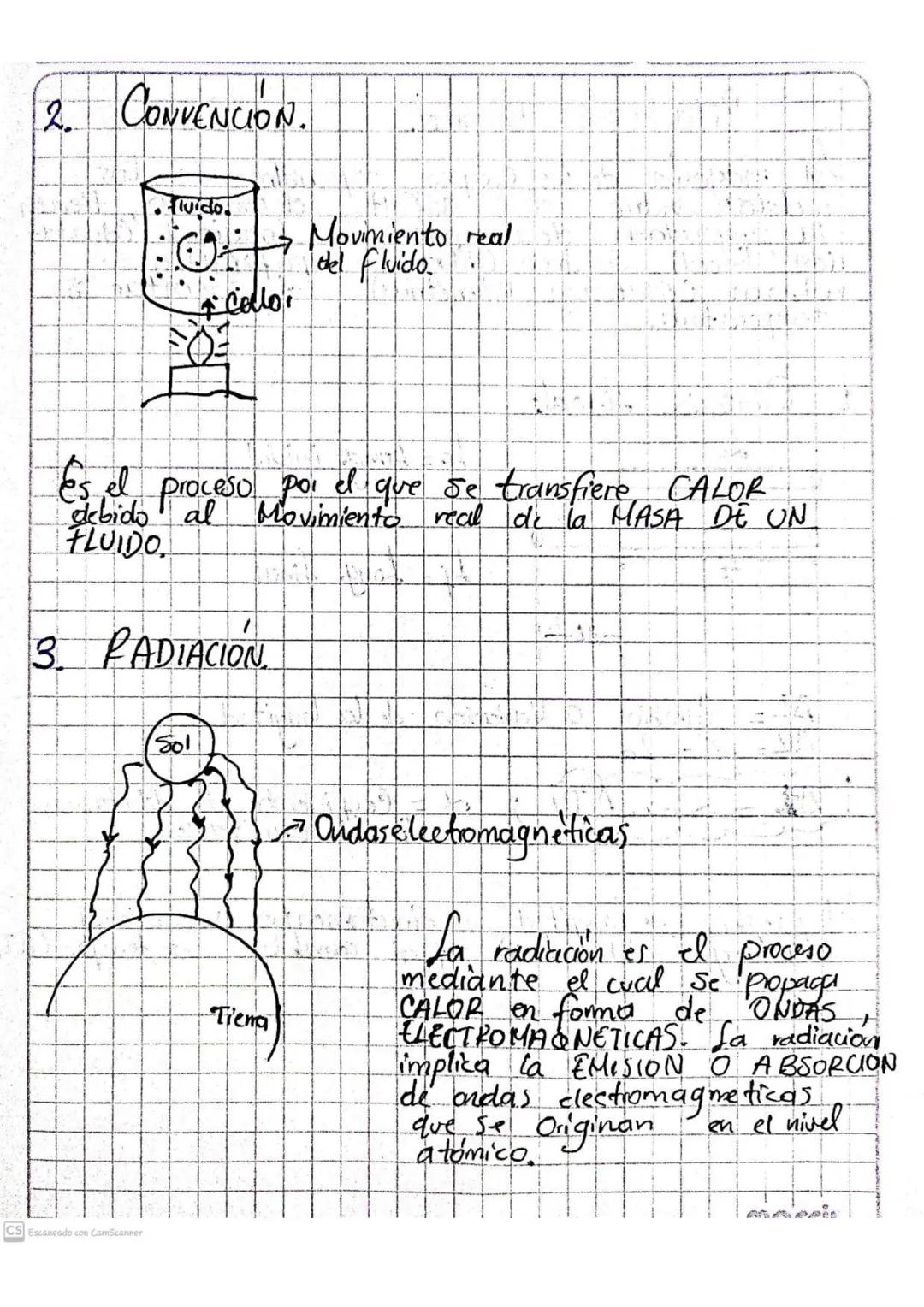 Formas de Propagación del Calor
Hey 3 formas:
1. Por conducción.
2. Por Convención
3. por radiación
1. CONDUCCION
T2
07
flujo de
calor
T12 T