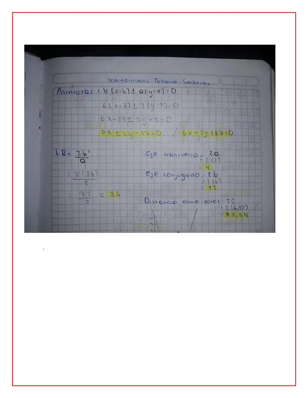 # 1DA-O-Alonis CobzEOS
D
# LA HIPERBOLA
La hiperbola es el wgor geométrico de los puntos del
plono tal que la diferencia de sus disioncio