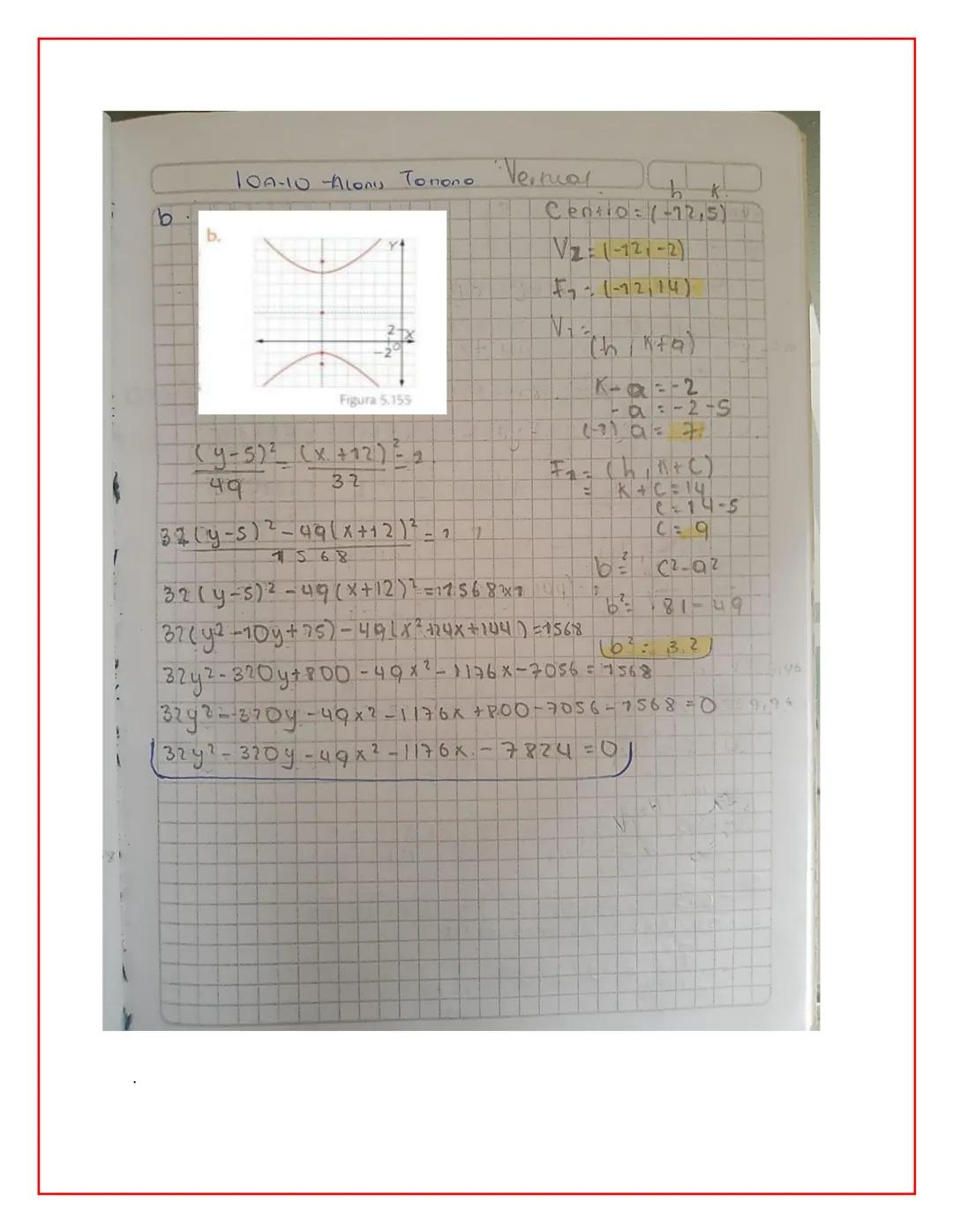 # 1DA-O-Alonis CobzEOS
D
# LA HIPERBOLA
La hiperbola es el wgor geométrico de los puntos del
plono tal que la diferencia de sus disioncio