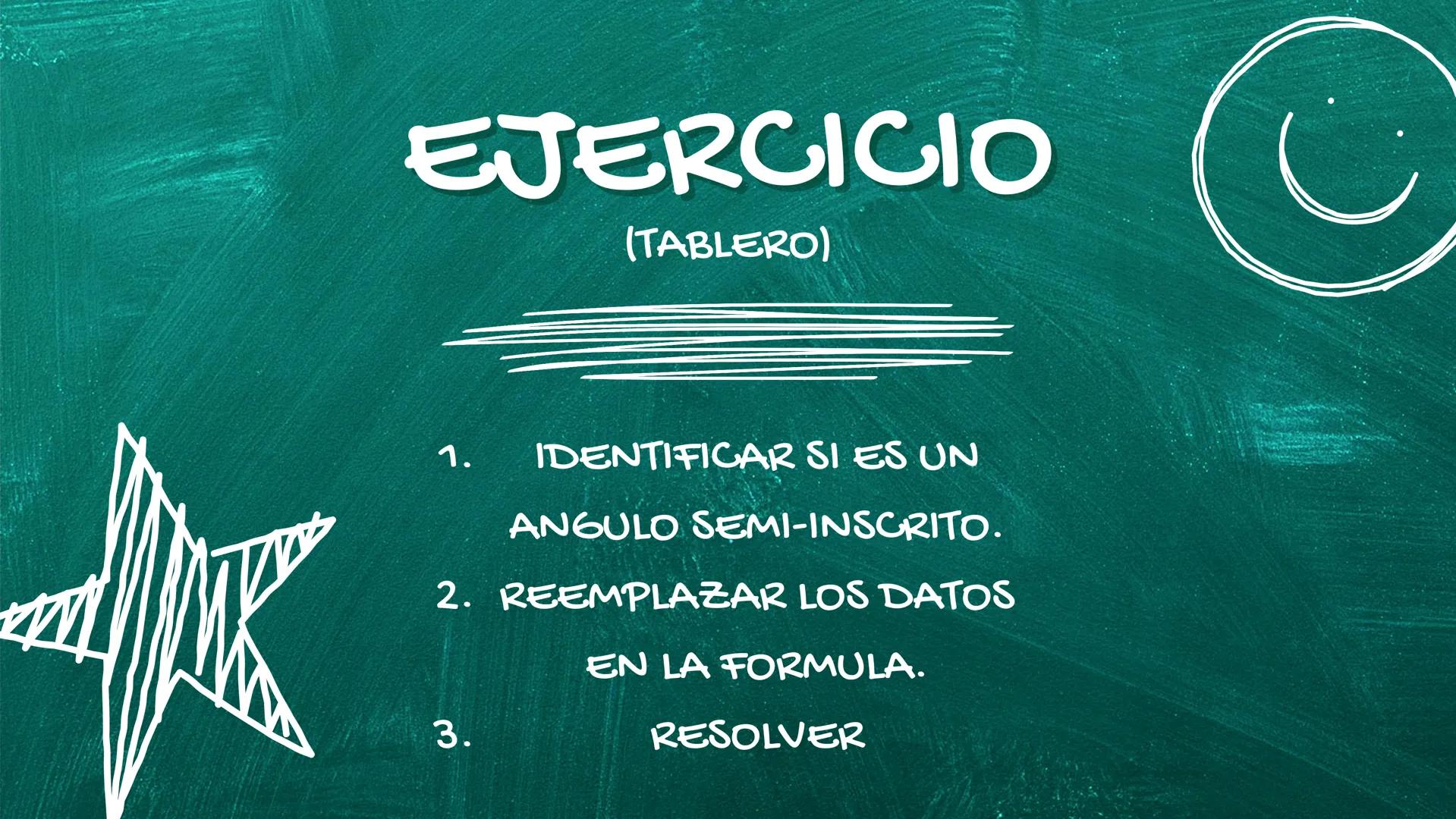 Angulo
semi-inscrito ¿QUE ES?
En una circunferencia es
cualquier ángulo cuyo vértice
esté en la misma circunferencia
y uno de sus lados sea