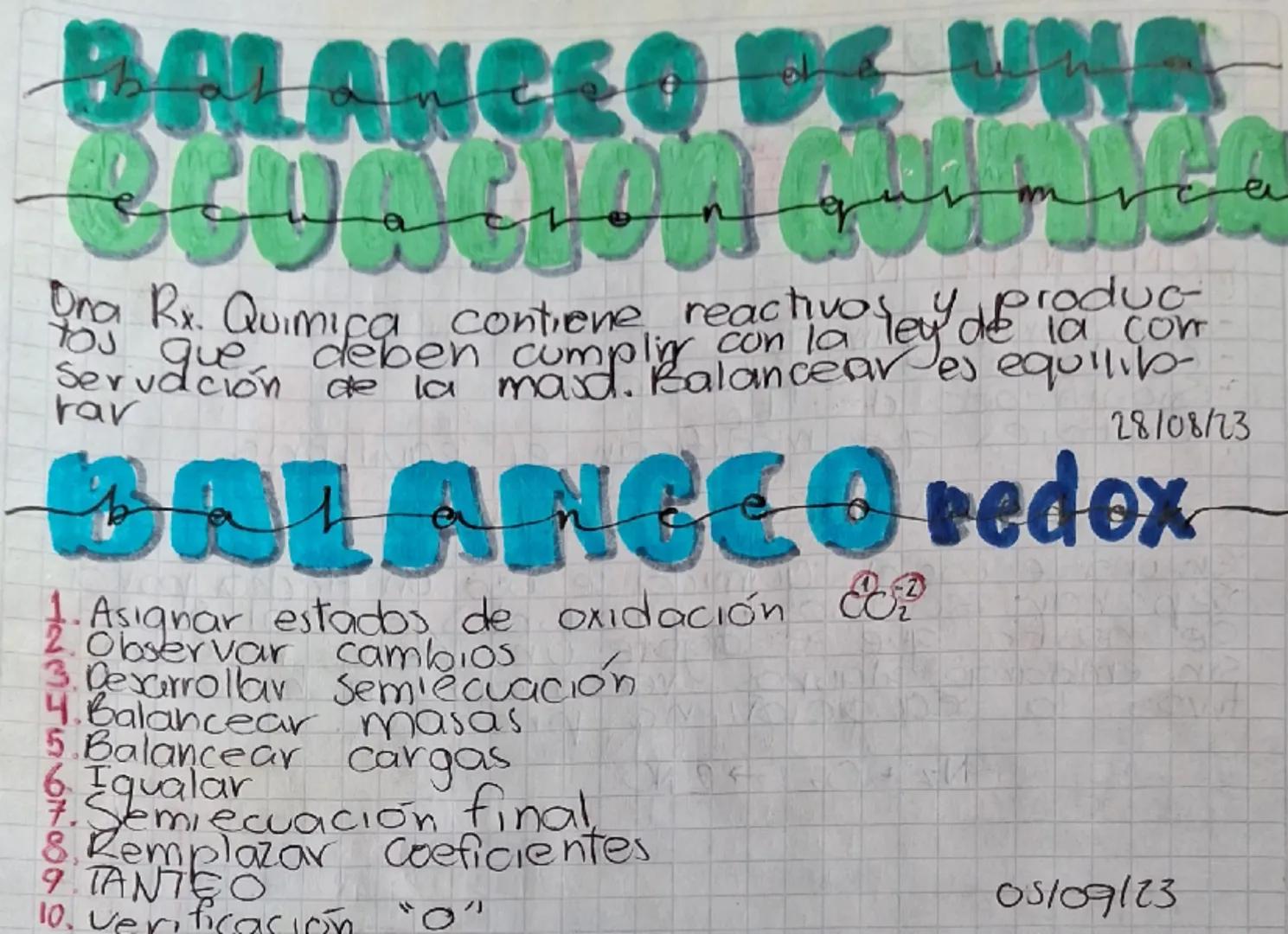 # BALANCEO DE
n
la
Dra Rx. Quimica contiene reactivo ley de iad com
tos que deben cumplir con la
Servación de la mard. Balanceares equilib