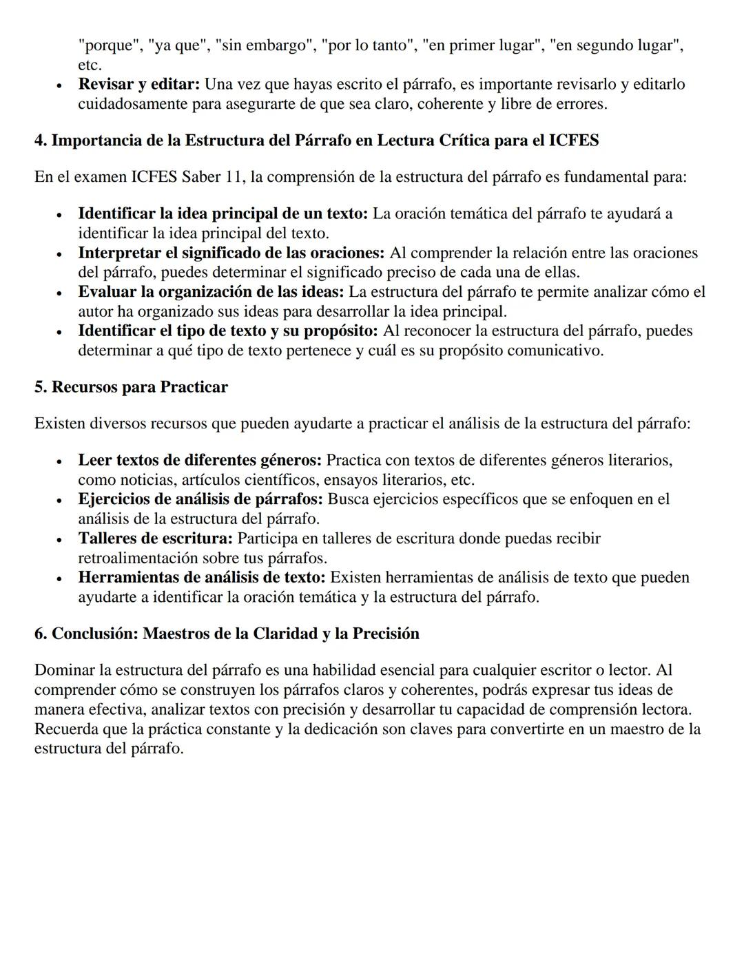 Desentrañando los Secretos del Párrafo: Una
Estructura Clara para una Comunicación Efectiva
En el fascinante mundo de la escritura, el párra