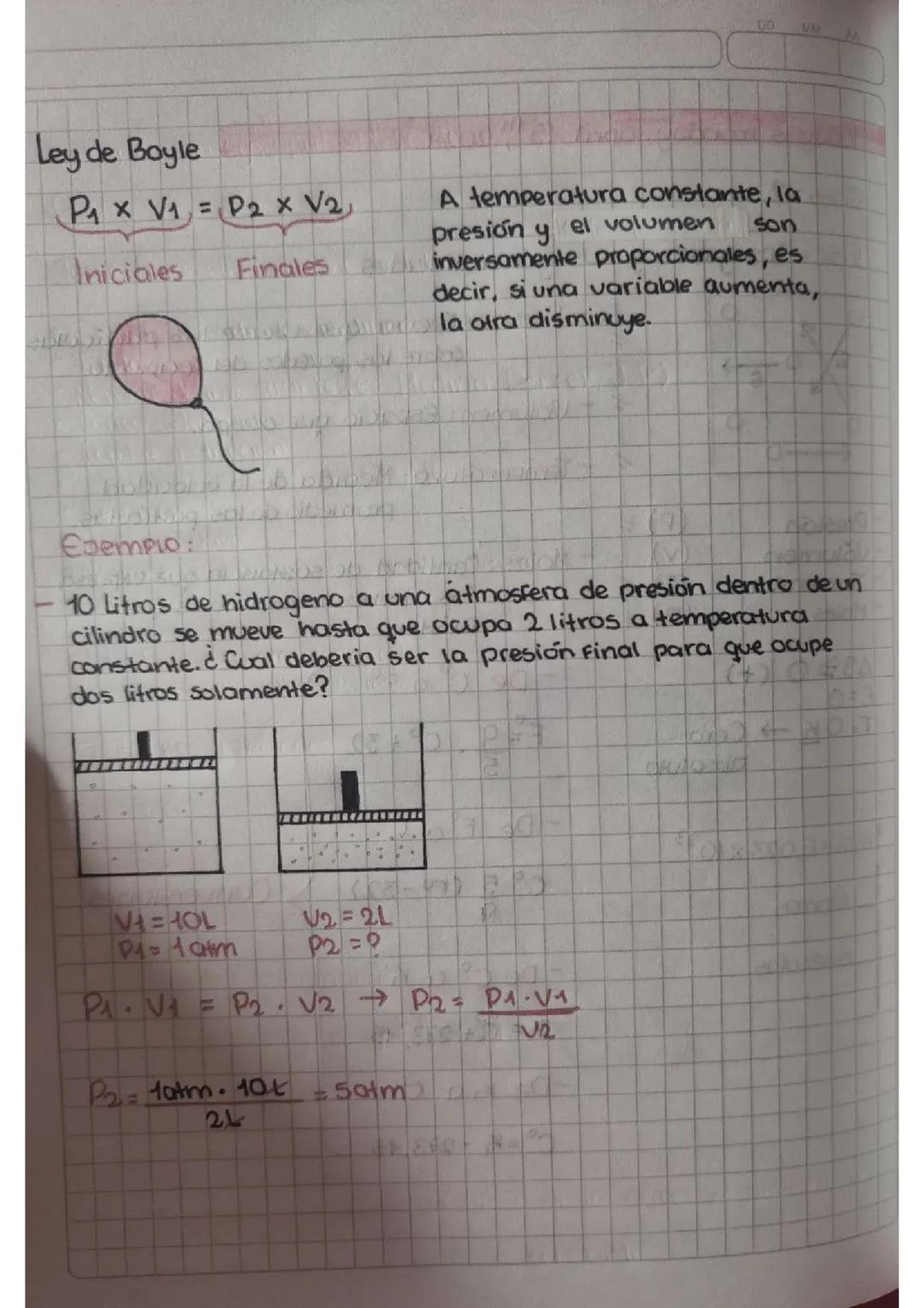 Explicación de la Ley de Boyle con Ejemplos