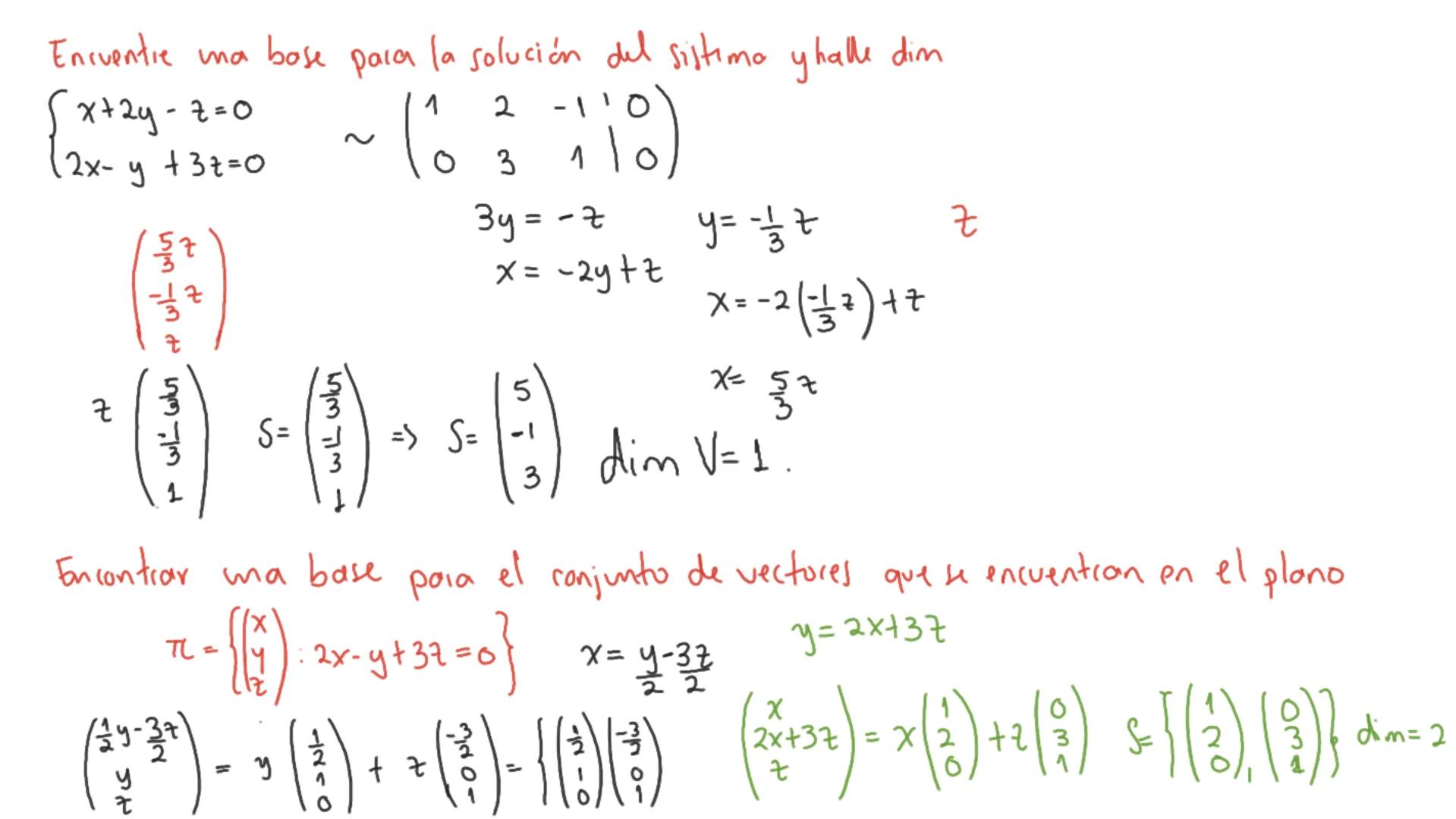 Generador: Sean V., Va.... Un elementos de V, entonces S= {V₁, V₂,... Un} generan a V, si para
cualquier elemento
en V, se cumple 2. V₁+22 V