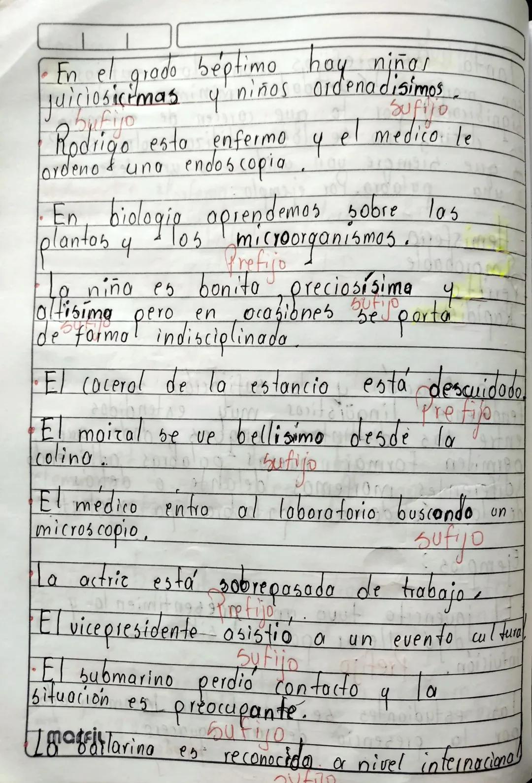 Los prefijos y los sutivos
05
4.
Las prefigos los subjjes
elementos "gromoticales 986 modifican
gele
significado del termino al
acompatio
qu