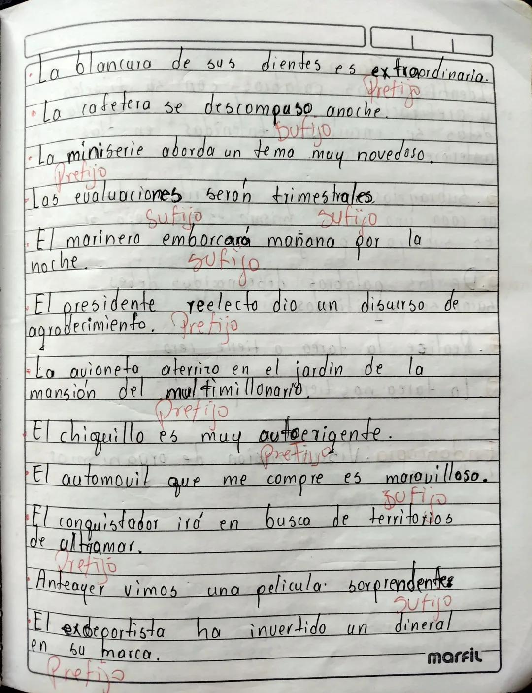 Los prefijos y los sutivos
05
4.
Las prefigos los subjjes
elementos "gromoticales 986 modifican
gele
significado del termino al
acompatio
qu
