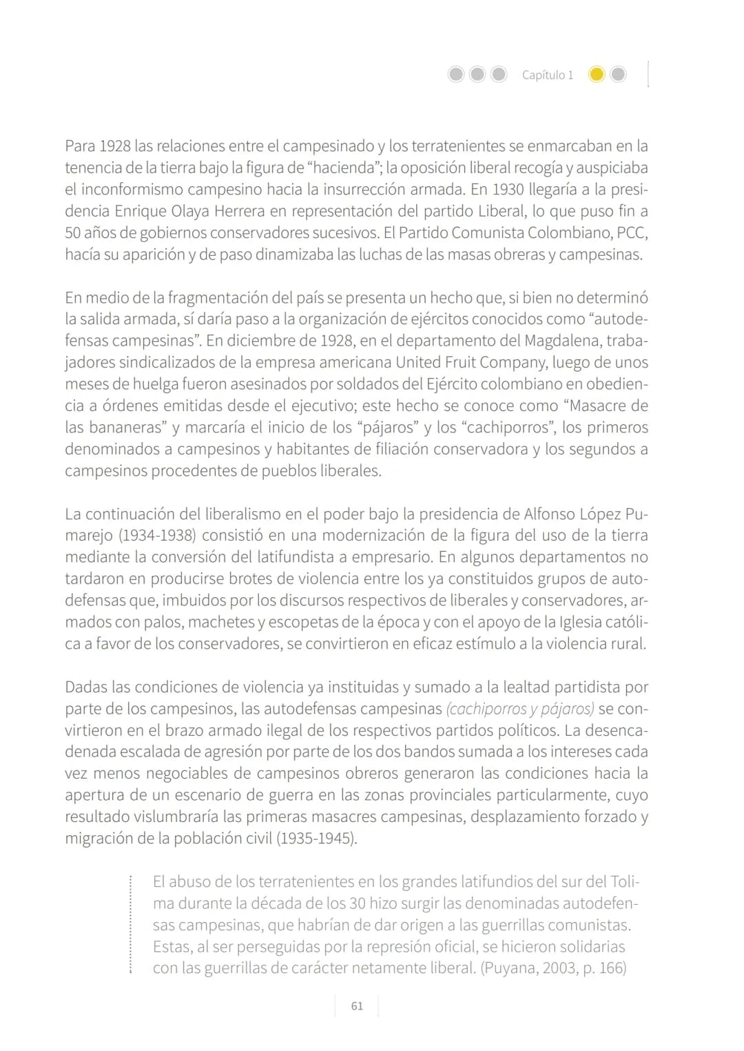 CONFLICTO ARMADO
Y PROCESOS DE
PAZ EN COLOMBIA.
1928-2016
La vieja Colombia murió el 9 de abril de 1948,
la nueva no ha nacido todavía.
W