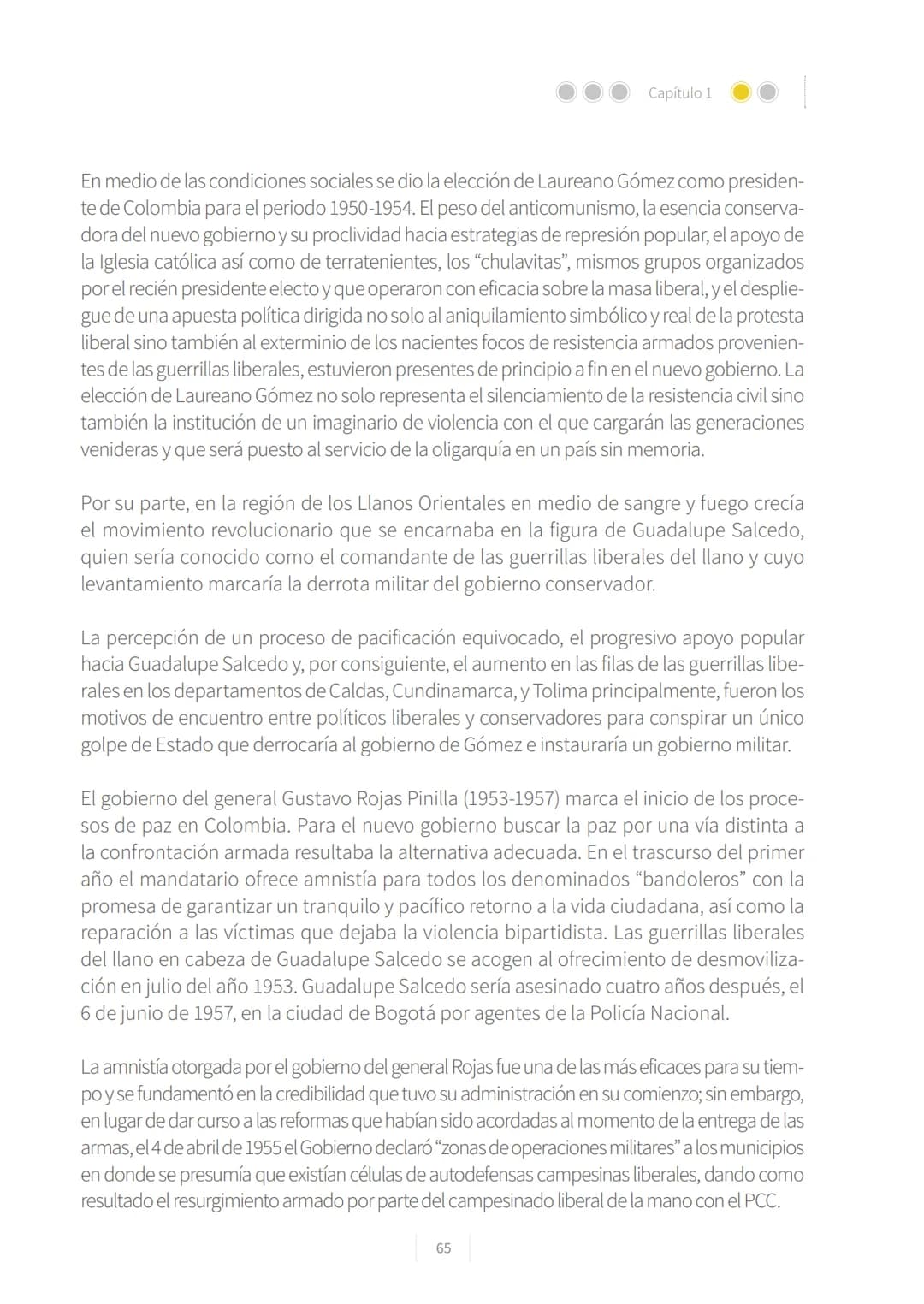 CONFLICTO ARMADO
Y PROCESOS DE
PAZ EN COLOMBIA.
1928-2016
La vieja Colombia murió el 9 de abril de 1948,
la nueva no ha nacido todavía.
W