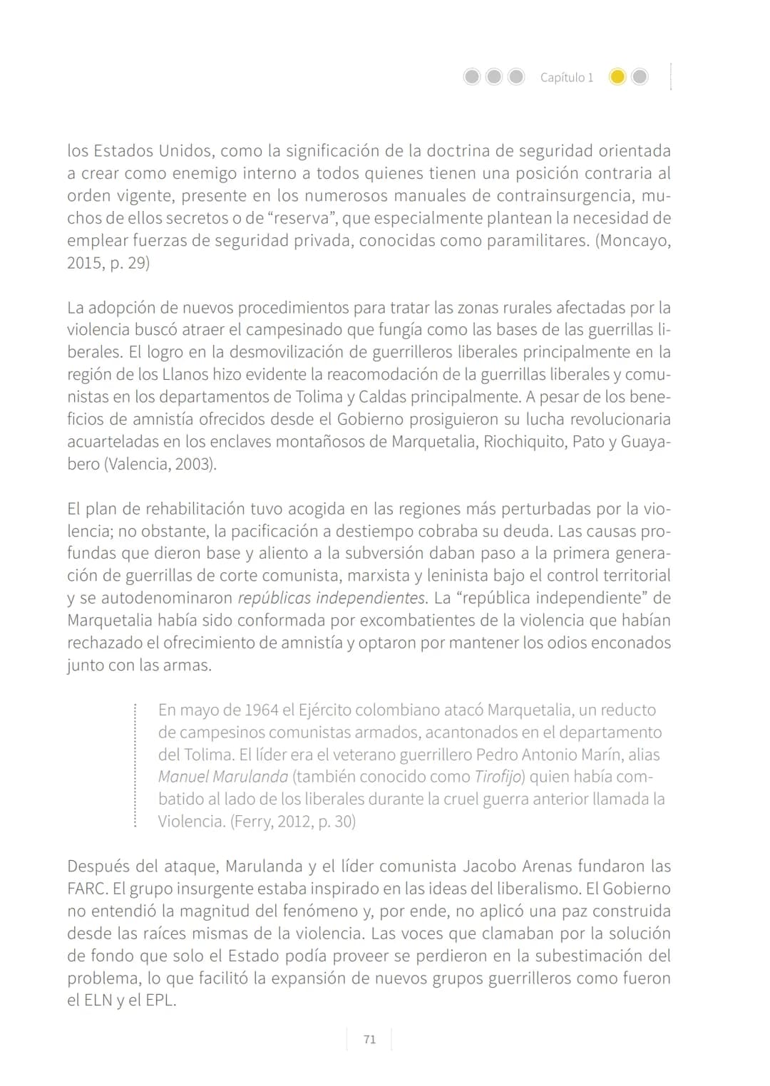 CONFLICTO ARMADO
Y PROCESOS DE
PAZ EN COLOMBIA.
1928-2016
La vieja Colombia murió el 9 de abril de 1948,
la nueva no ha nacido todavía.
W