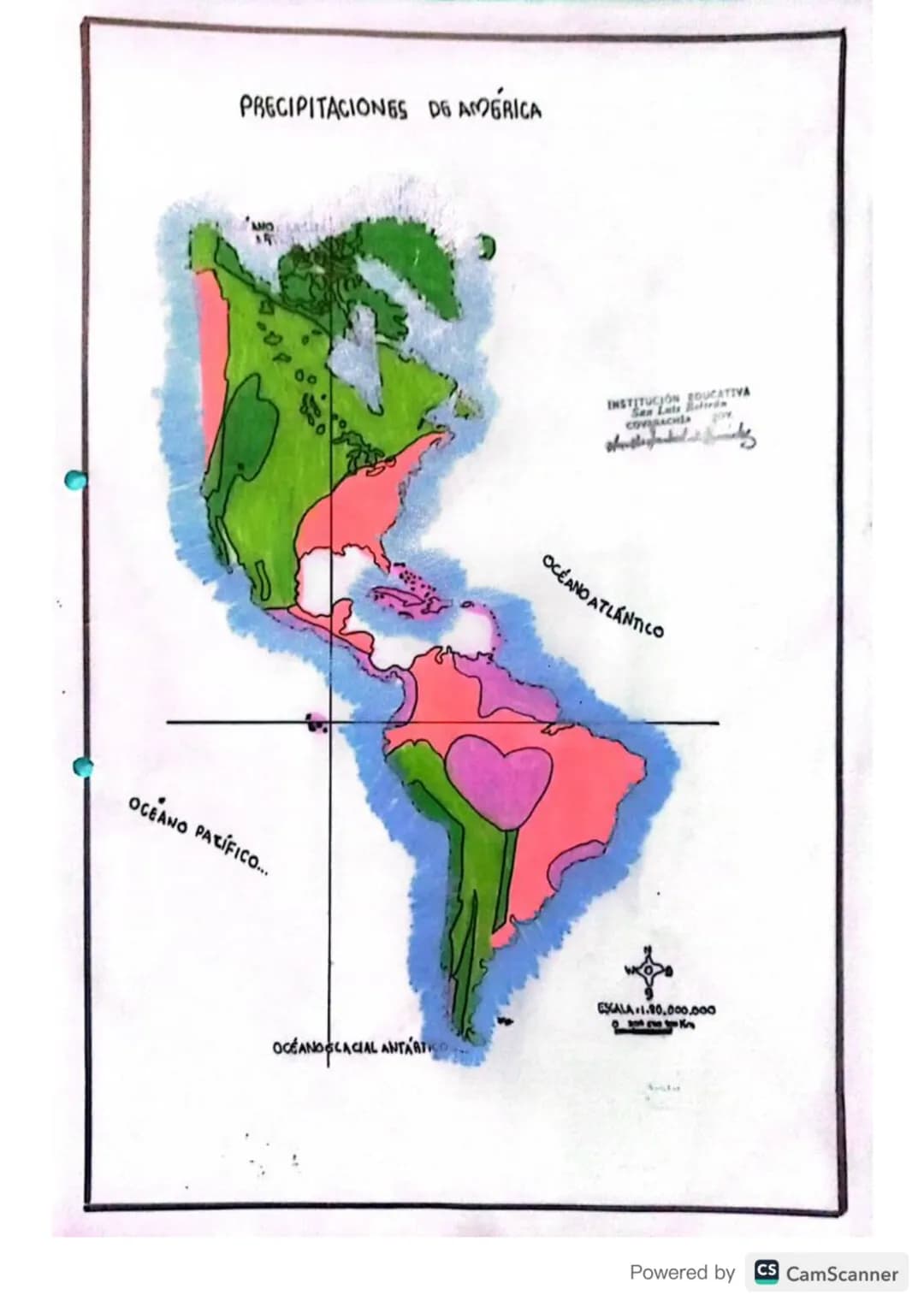 # REGIONES NATURALES DE COLOMBIA...
REGIÓN
INSULAR
San Andrés
Providencia
OCÉANO PACÍFICO
Malpelo
PACÍFICA
CARIBE
ANDINA
OCÉANO ATLÁN