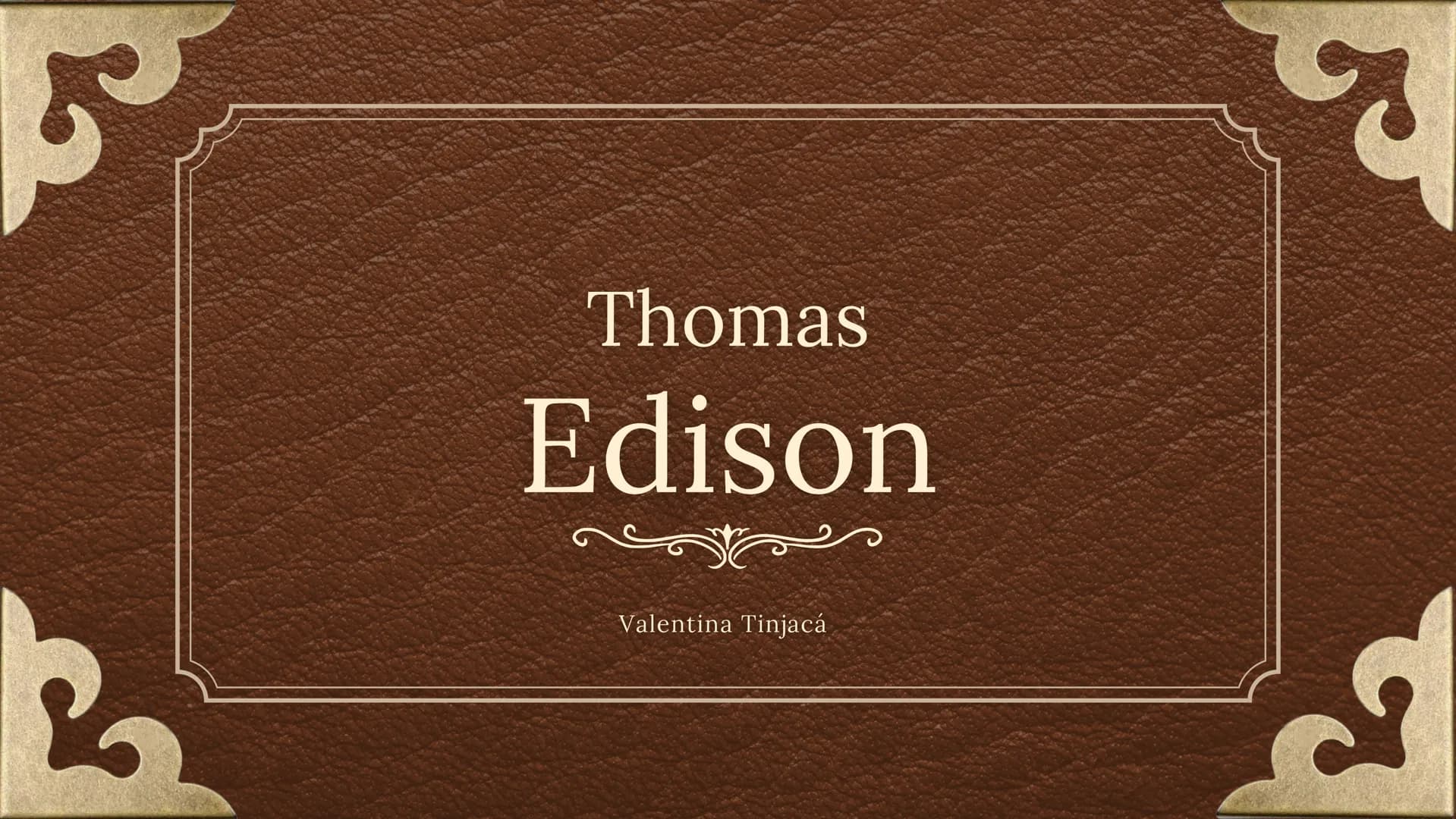 Thomas
Edison
Valentina Tinjacá # ¿QUIÉN FUE?
Fue uno de los primeros inventores en aplicar los principios de la producción en cadena y el