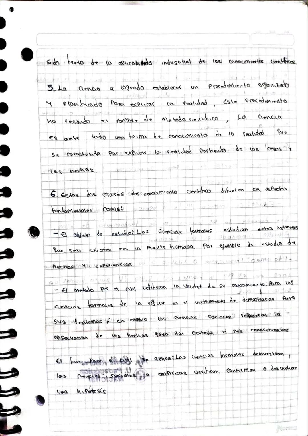 12 Febrero 2024
La Ciencia y el conocimiento
Cientifico.
1. ¿Que es to clencia?, ¿coales Son sus caracteristicas?, ¿Que es
el metodo cientt