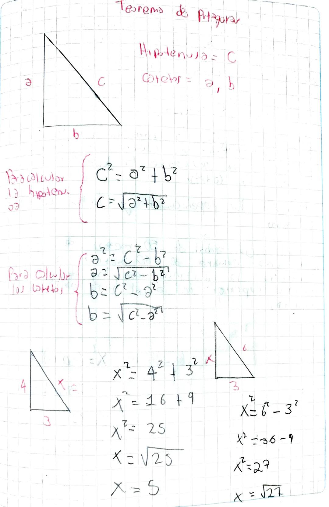 e
b
Teorema de Pitagurar
Hipotenula = C
C
Cotetos = a, b
Paracalcular
17 hipotem
ea
$C^2$= $0^2$+$b^2$
$C$=$\sqrt{a^2+b^2}$
29-202
C
Par