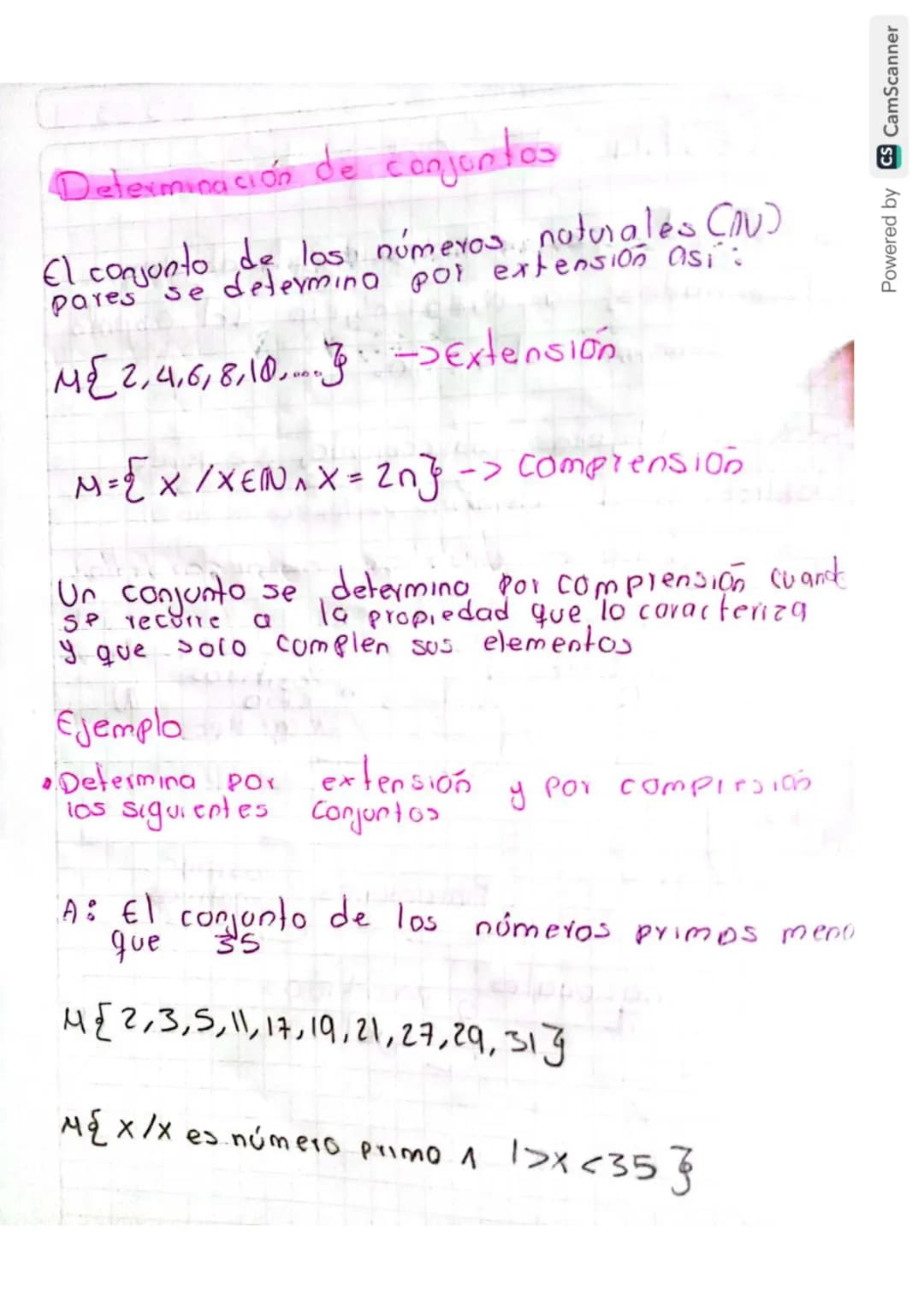 05 03 24
# Teoria de Conjuntos
Un conjunto es una colección de objetos
determinados, a cada objeto del conjunto
se le denomina elemento.
D