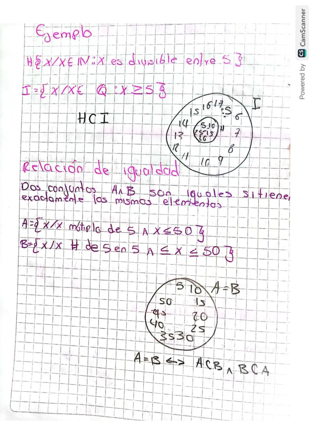 05 03 24
# Teoria de Conjuntos
Un conjunto es una colección de objetos
determinados, a cada objeto del conjunto
se le denomina elemento.
D