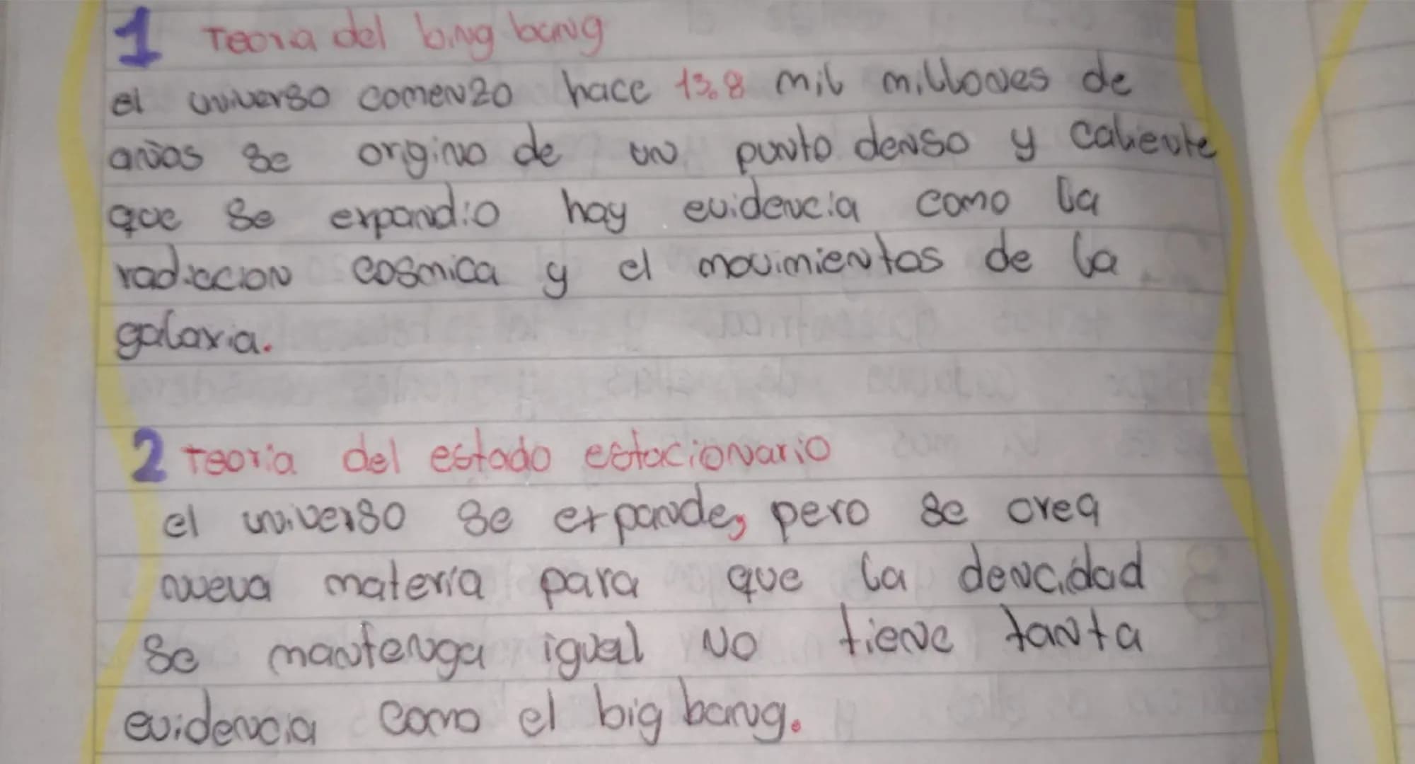 1 Teoria del bing bang
el viverso comenzo hace 13.8 mil millones de
años se origino de un punto denso y caliente
que se expandio hay evidenc
