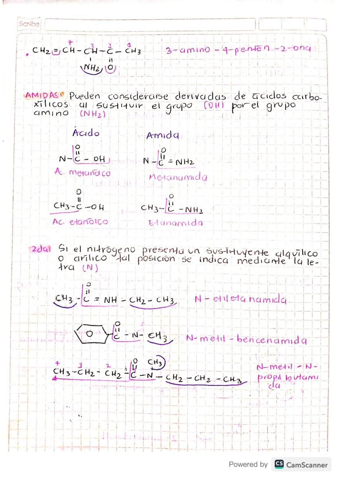Ariday y aminas
Junto con el carbono, hidrogeno y oxigeno, al nitro-
geno es uno de los denominados elementos mayores en la
Composición de s