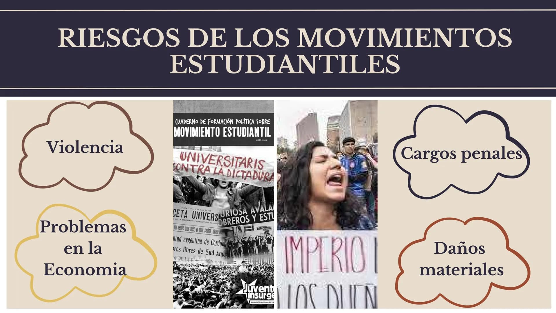 # ¿QUÉ ES UN MOVIENTO ESTUDIANTIL?
Un movimiento estudiantil es aquel donde estudiantes se organizan para luchar por un objetivo común. Don