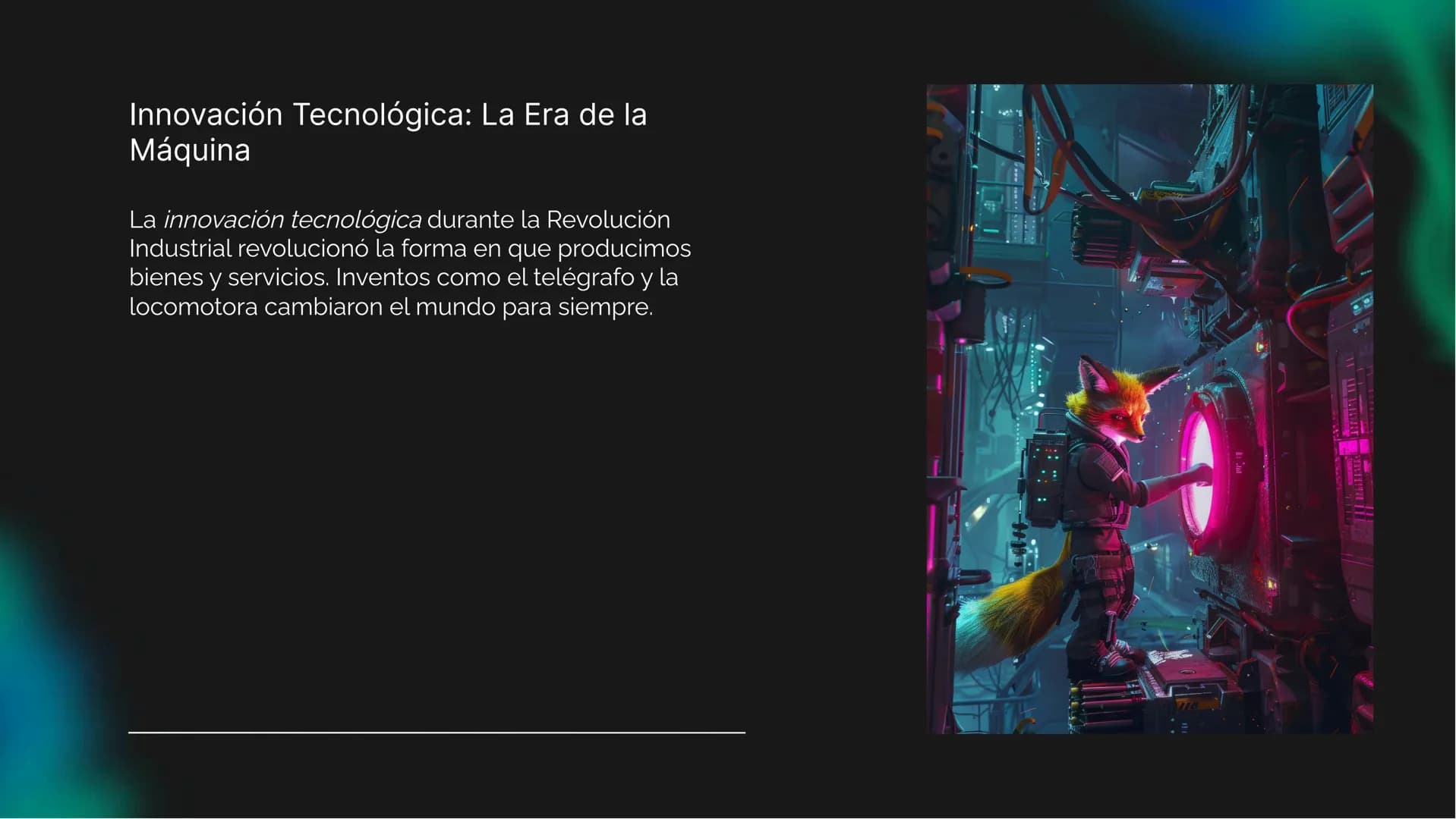 La Revolución Industrial:
¡De la Edad Antigua a la
Modernidad! # ¡Bienvenidos a la Revolución Industrial!
En esta presentación vamos a expl