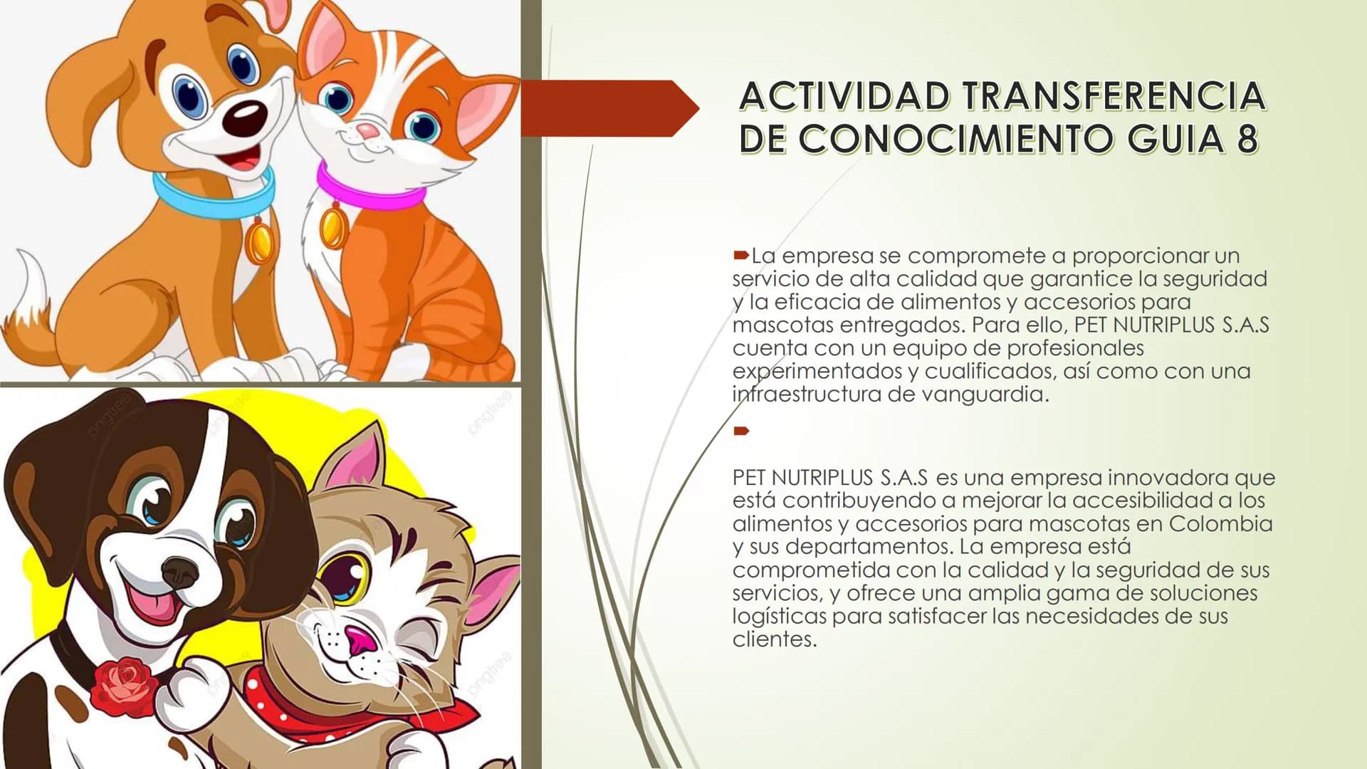 CONTENIDO # OBJETIVO GENERAL
Diseñar una red de distribución de
alimentos y accesorios para
mascotas a través de plataformas
digitales de re