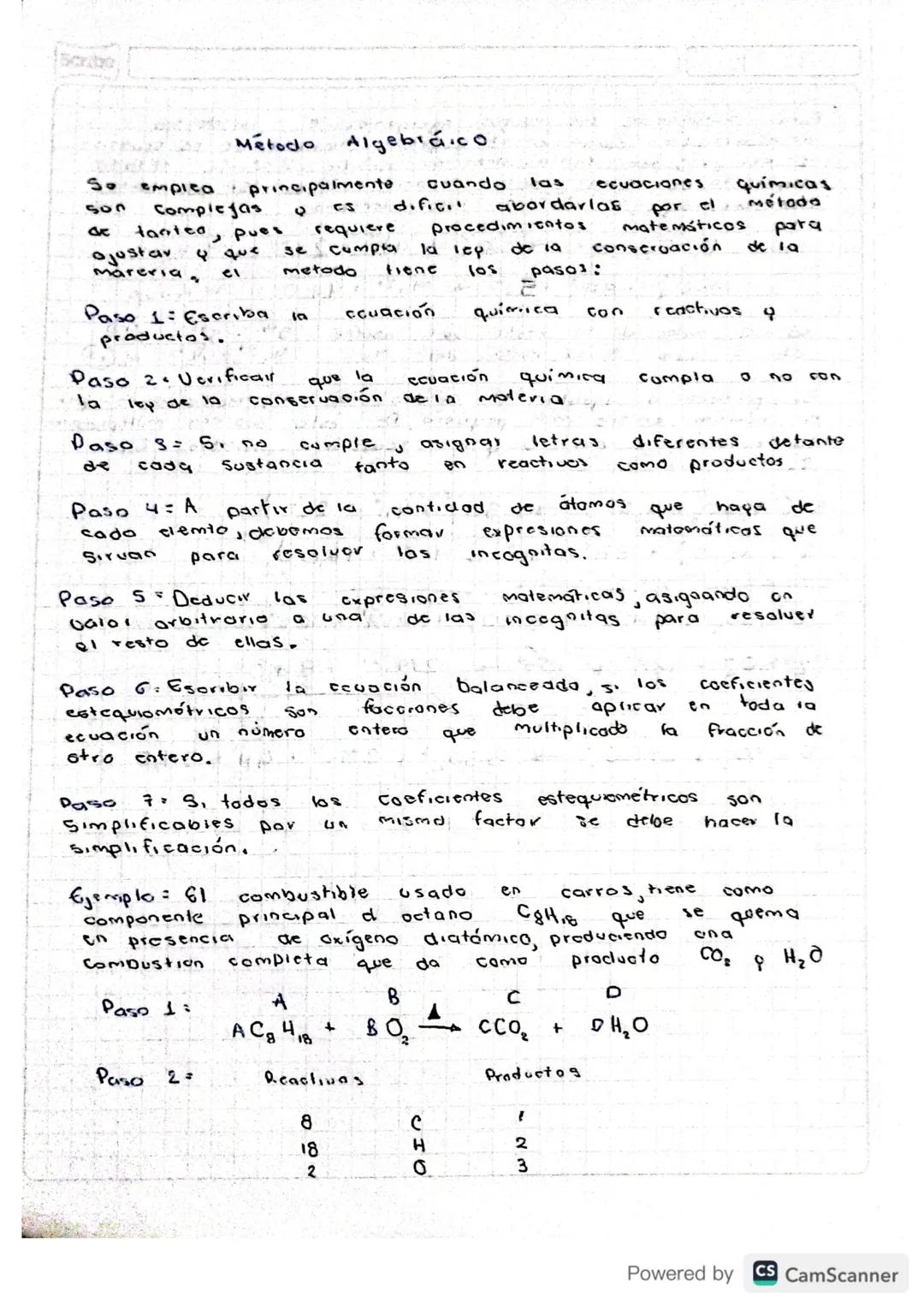 Métodos
Para Balancear
Ecuasion
352
1. Método
de inspección
2HCI + Ca (OH)₂ 1
ccuación
Siple
de
0
tanteo
Ca Cl₂
+ 2H₂O
Paso 1: Plante la
SA