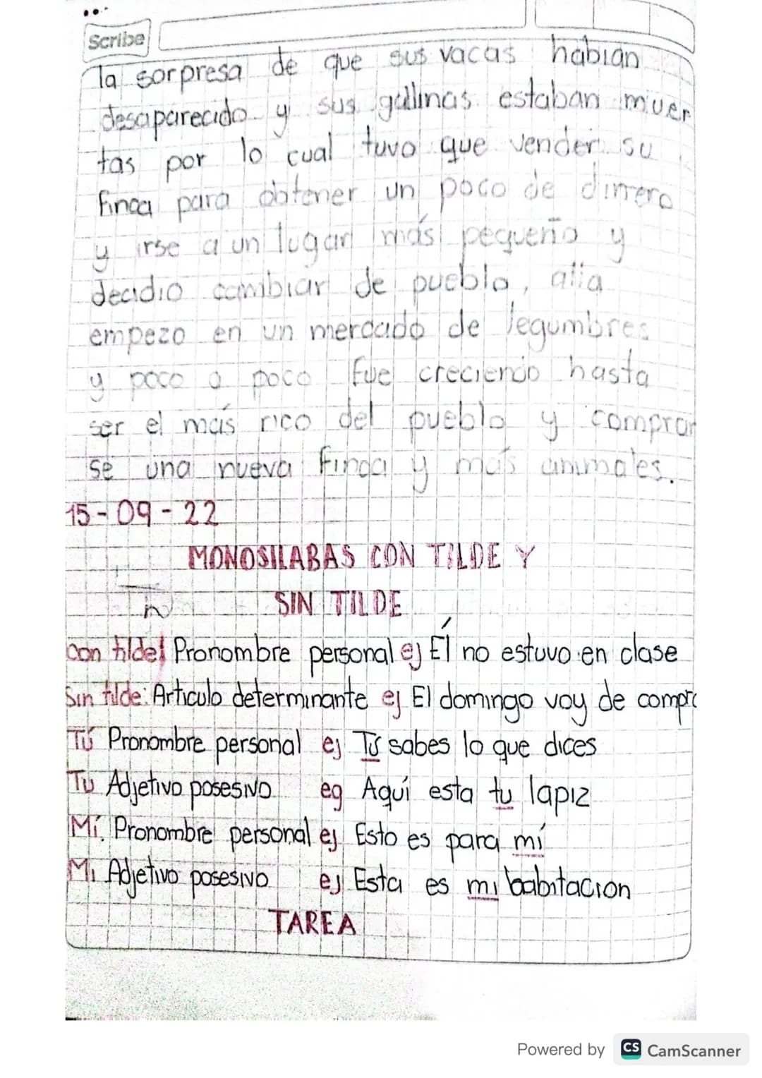 Scribe Madelaine
18-02-2022
Predicado: Es lo que se dige del sujeto olog ejecut
Sujeto: Es quien realiza la accion o re cae
la accion
Ejempl