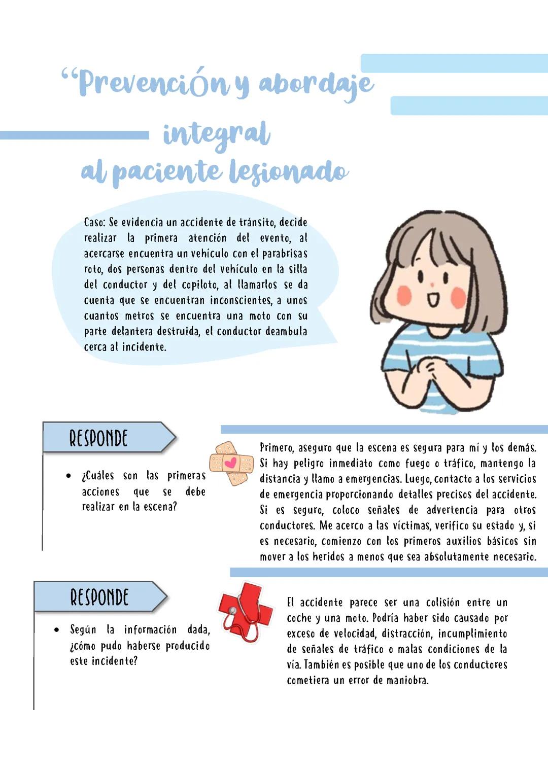 Salud-Prevención y abordaje integral al paciente lesionado